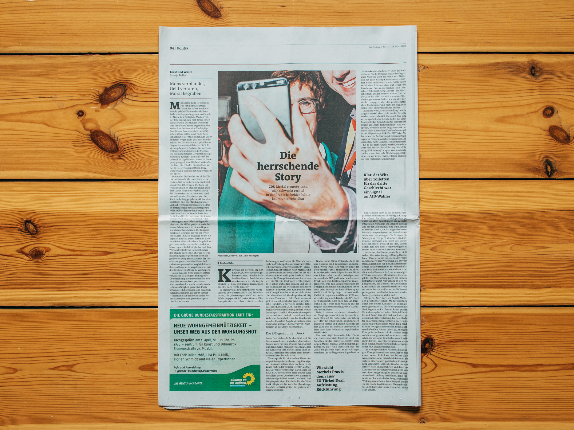 Der Freitag / Game of Chairs, CDU Parteitag / M&auml;rz 2019