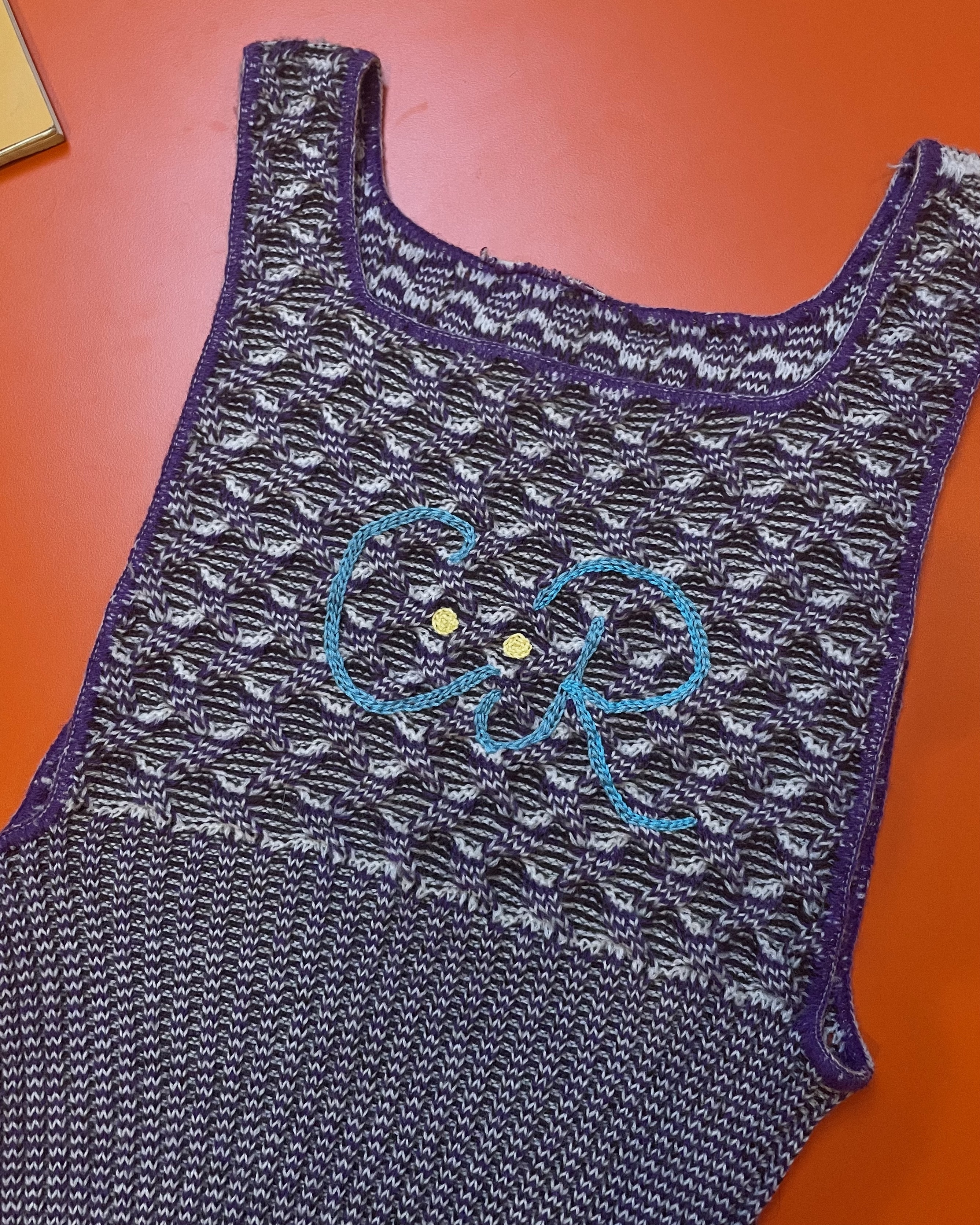 Hand-embroidery for Evan Joan Repair