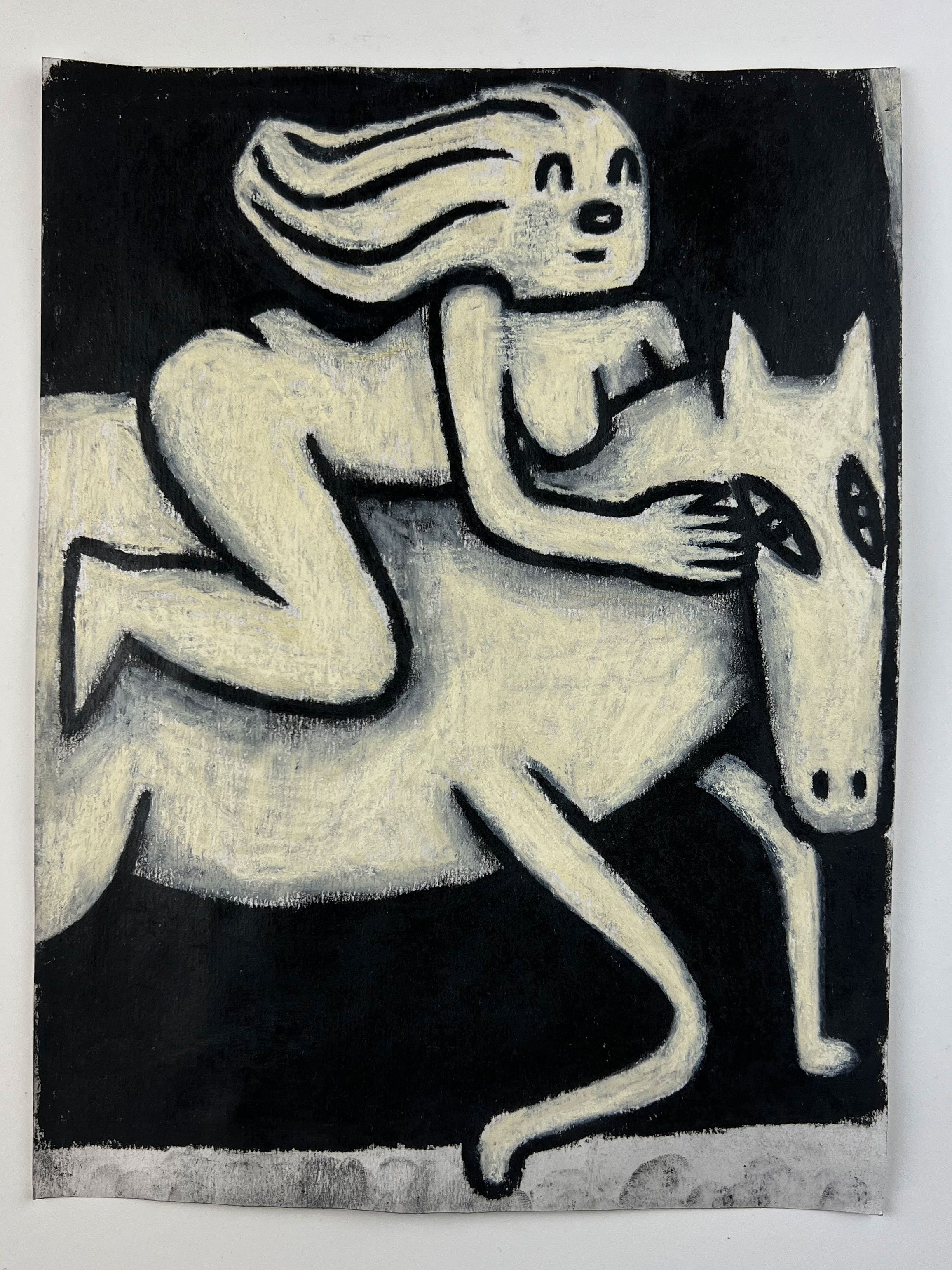 SOFT PASTEL & CHARCOAL ON PAPER12x9 IN // 2022SOLD