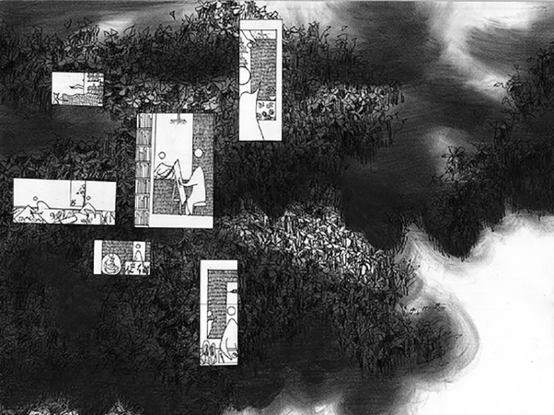 窗院里 - 间的潜力+间的组织 - 学生宿舍设计二年级