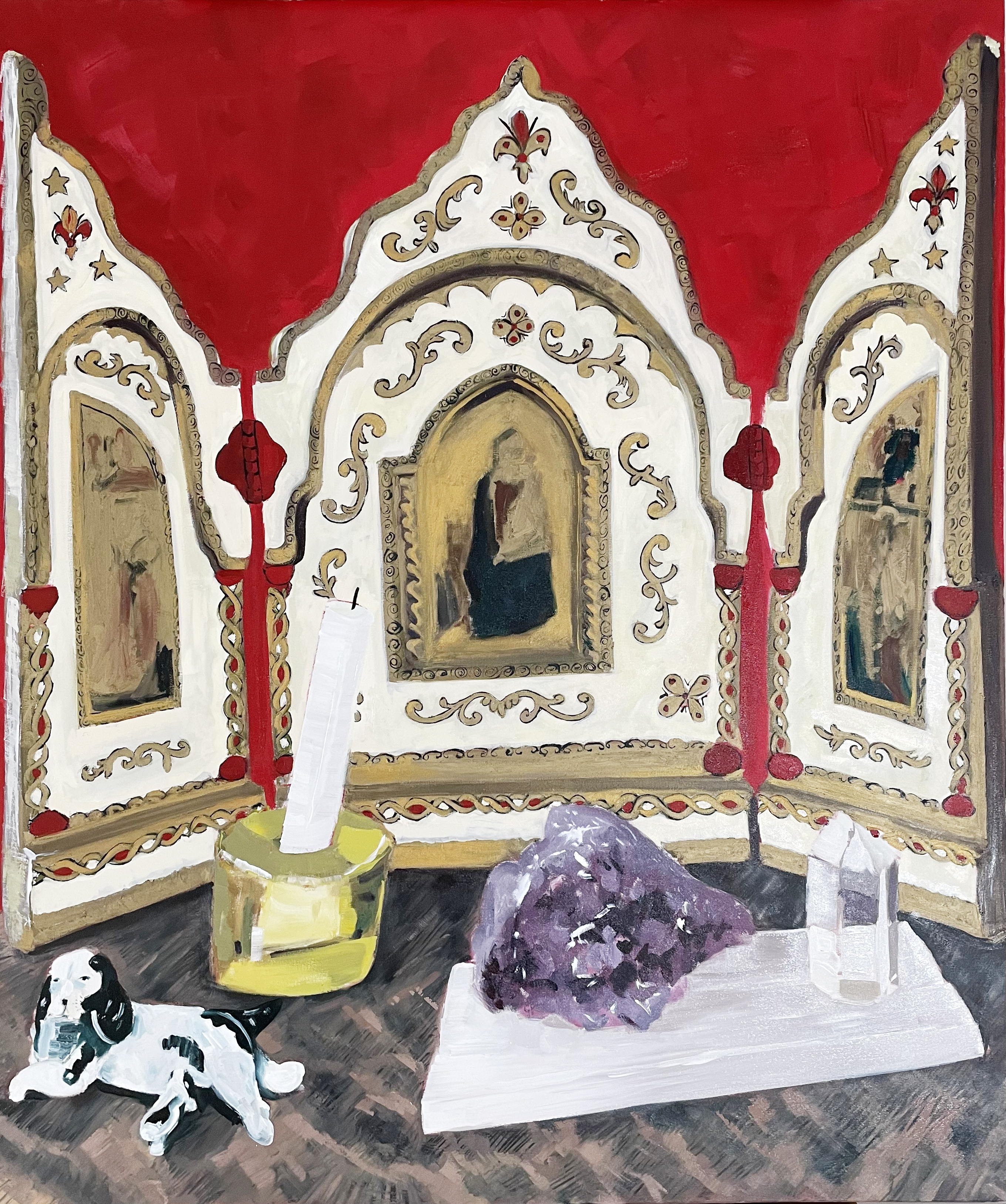 Sagradinhos - 120 cm x 100 cm - óleo sobre painel