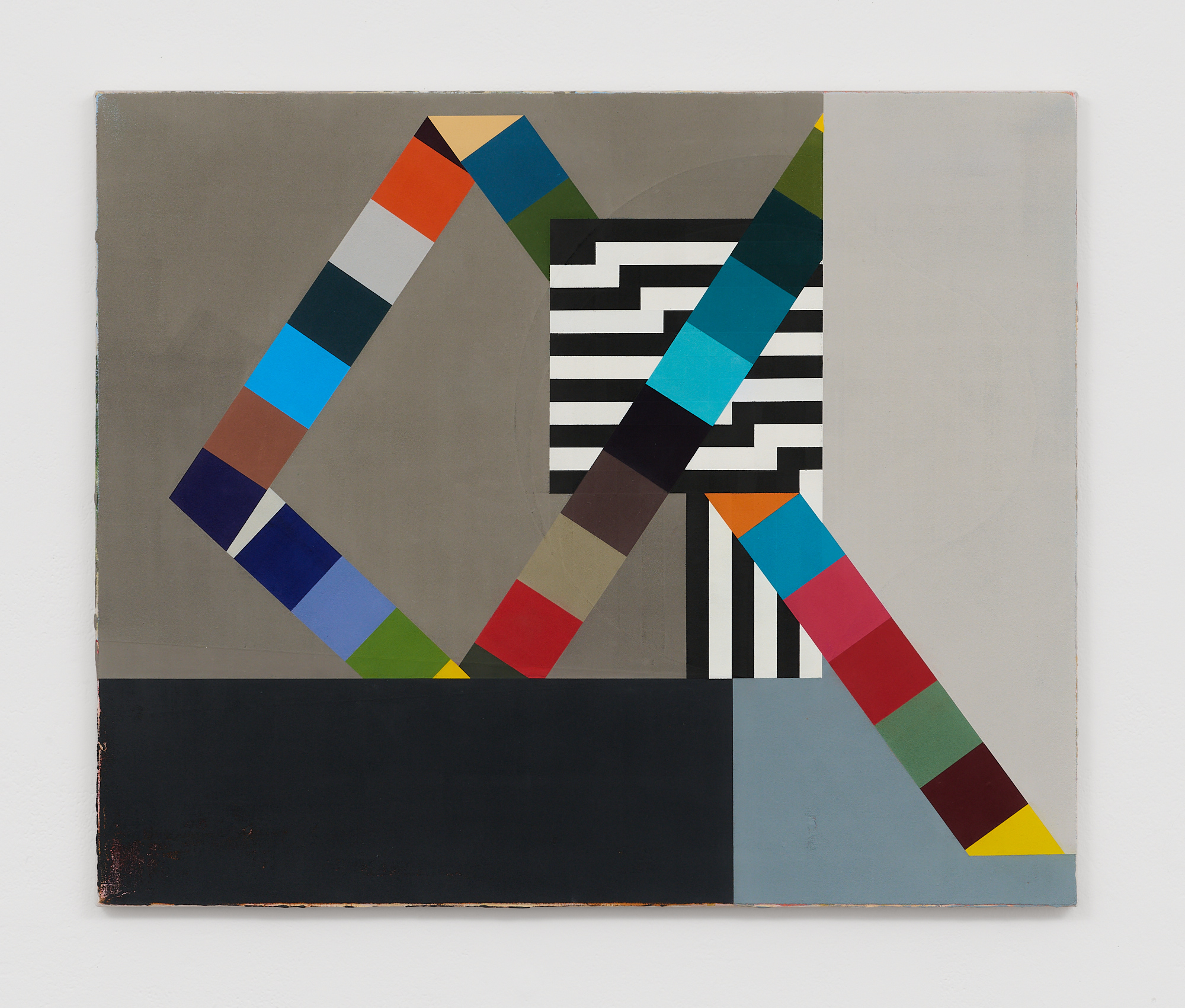 Whisky Tango Foxtrot, 2023, pigments and binding mediums on canvas, 65cm x 78cm