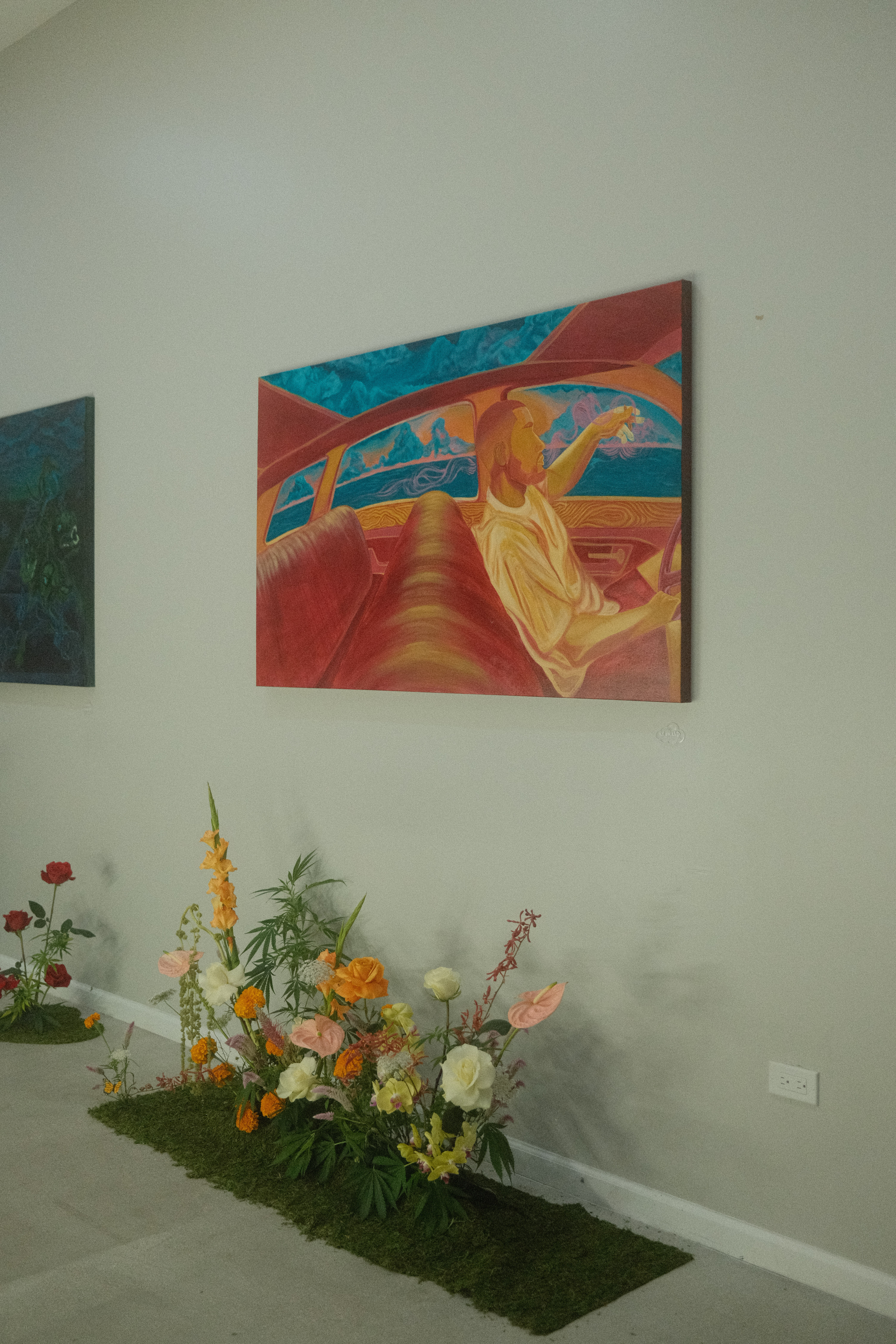 "LV ON LSD", 2023 / 48" x 72"/ acrylic on canvas