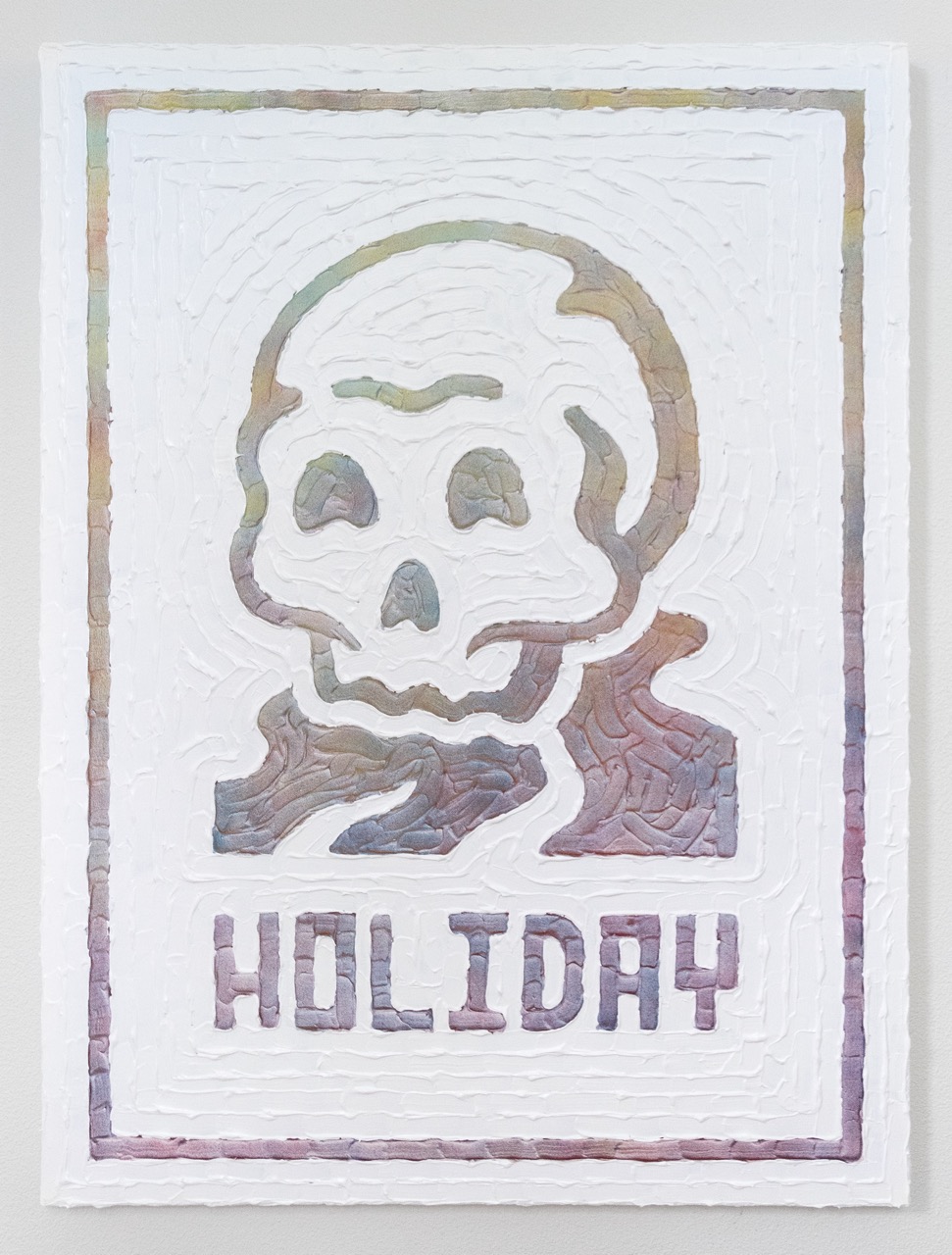 The Story of Lester Ballard (Holiday) Acrylic, enamel, canvas 30 x 40 inches 2017