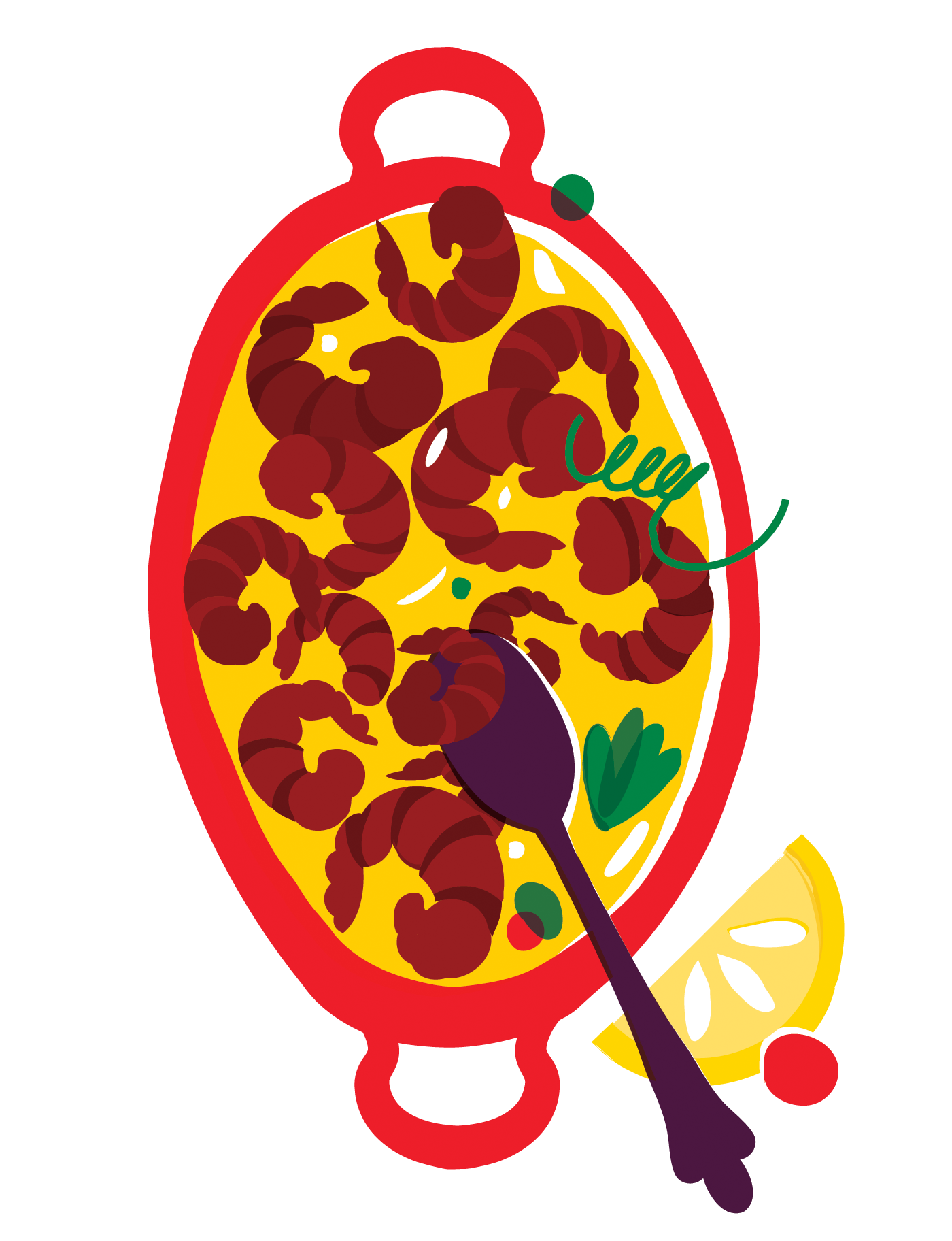 food editorial illustrations