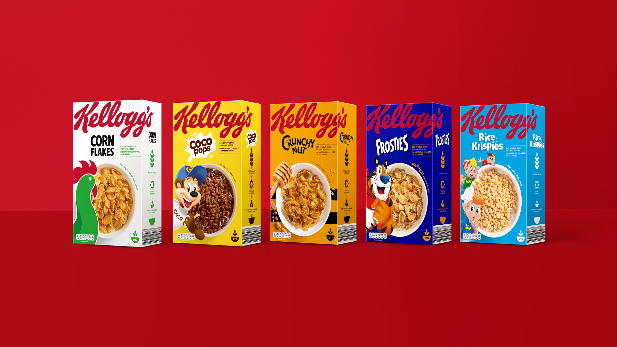 Landor Redesigns Kellogg's Cereal Boxes In Widest Refresh