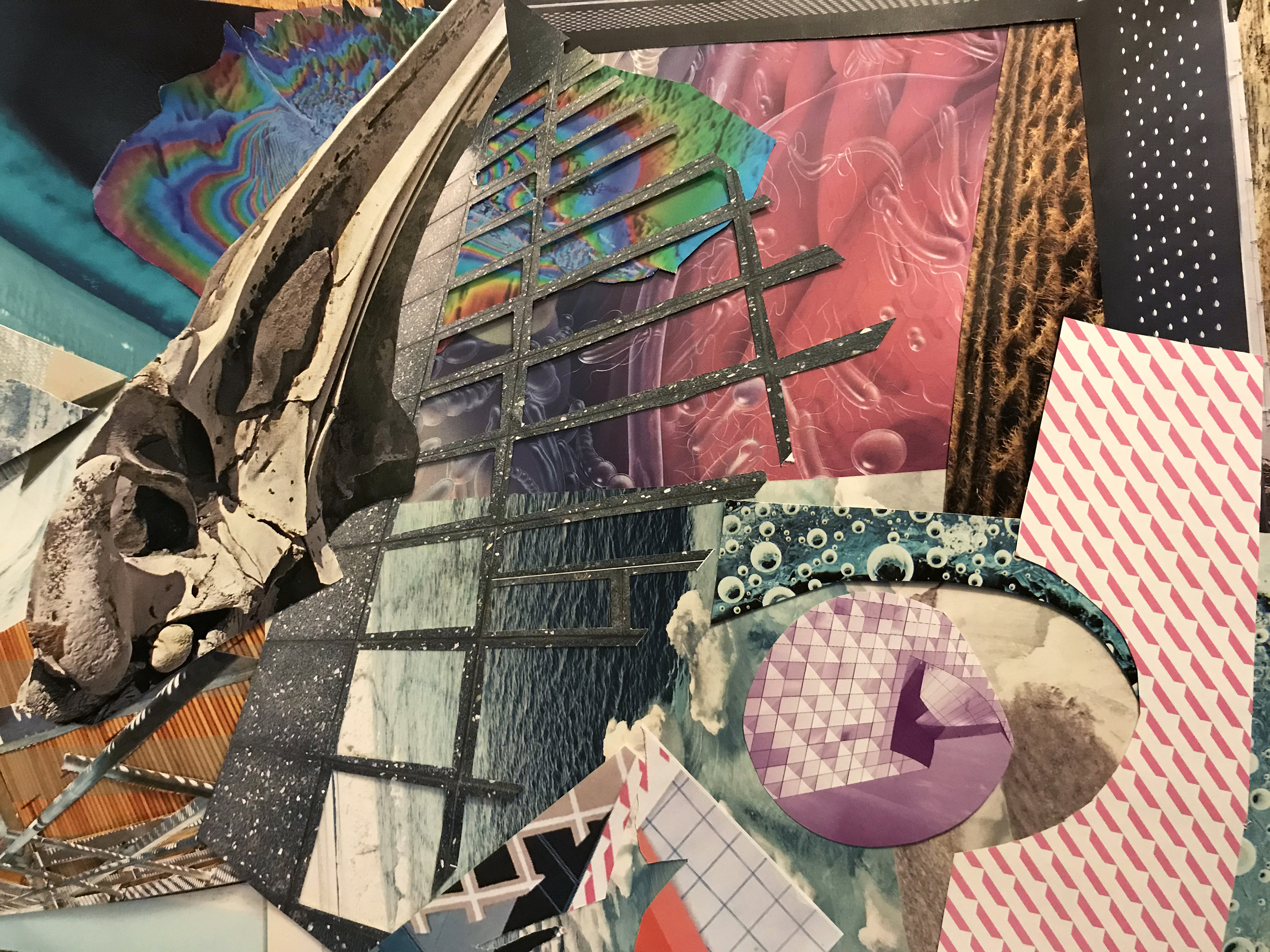 Collage (hyperspectral series) (2020), digital photograph of paper, dimensions variable