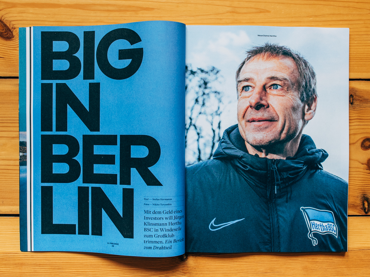 11 Freunde / Hertha und J&uuml;rgen Kliensmann Cover Story / January 2020