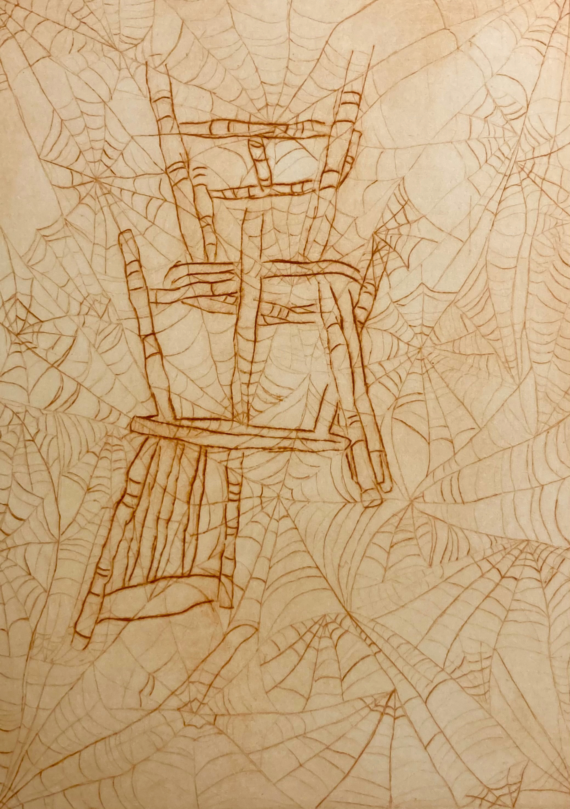 Untitled, 2022. Drypoint etching, 15x20 cm