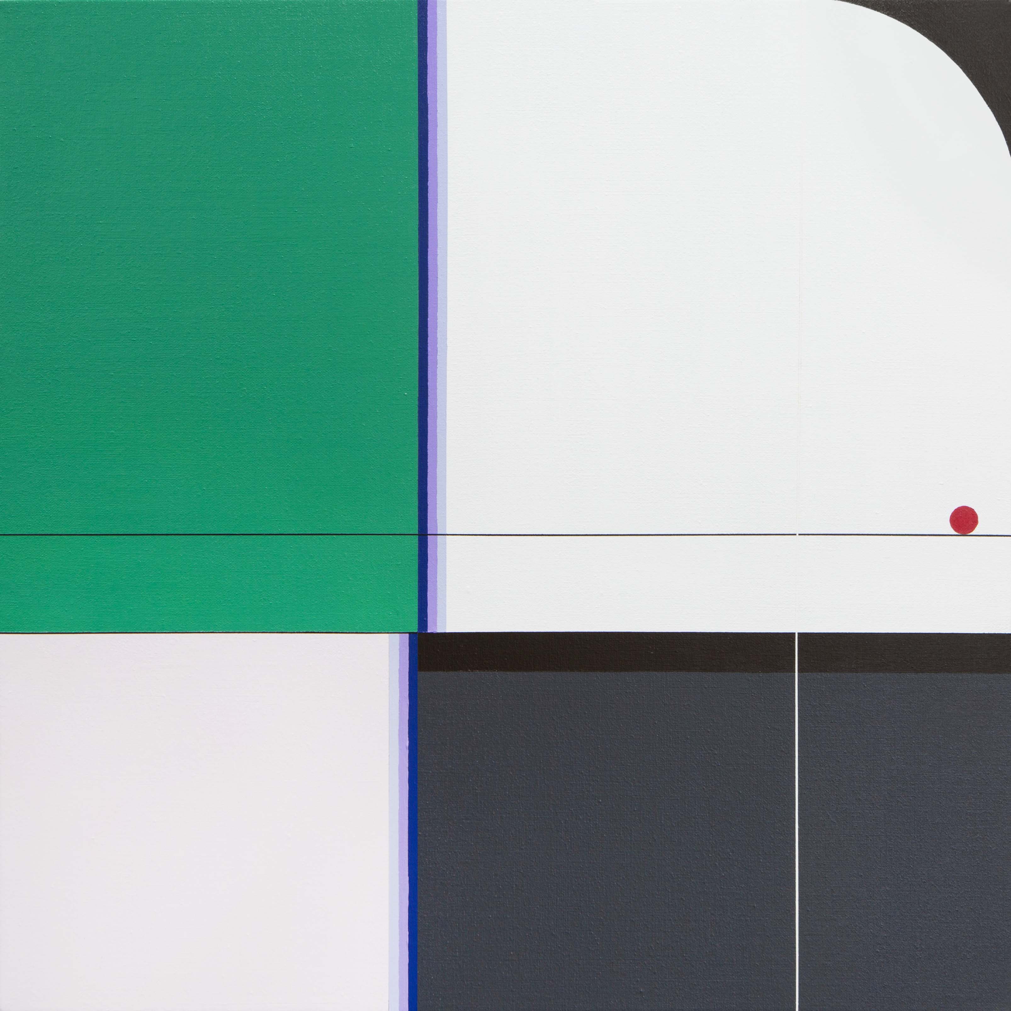 A Shape of Taste no.44, 2022, acrylic on canvas, 53 x 53 cm