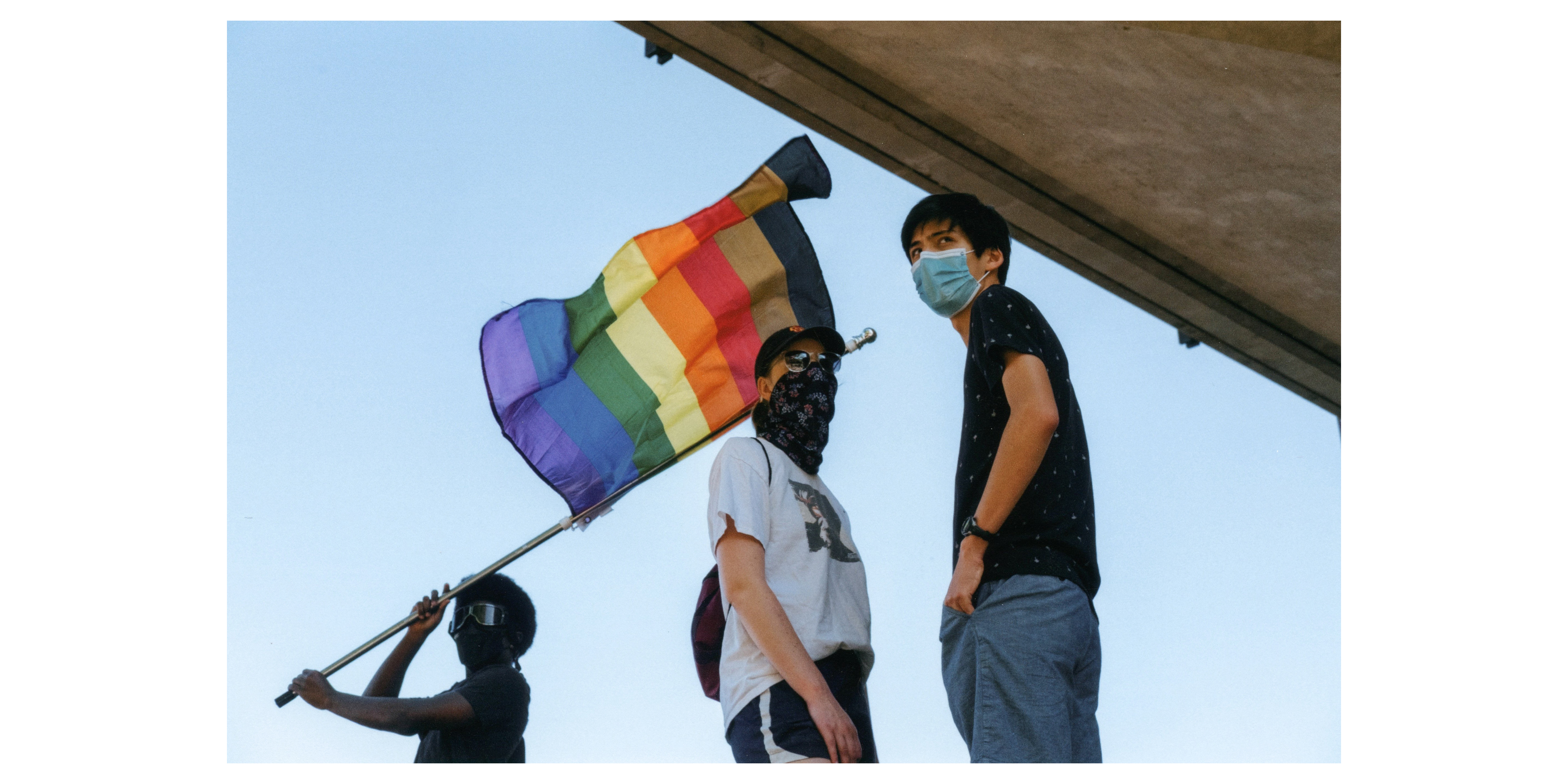 Pride flag, Philadelphia, 2020