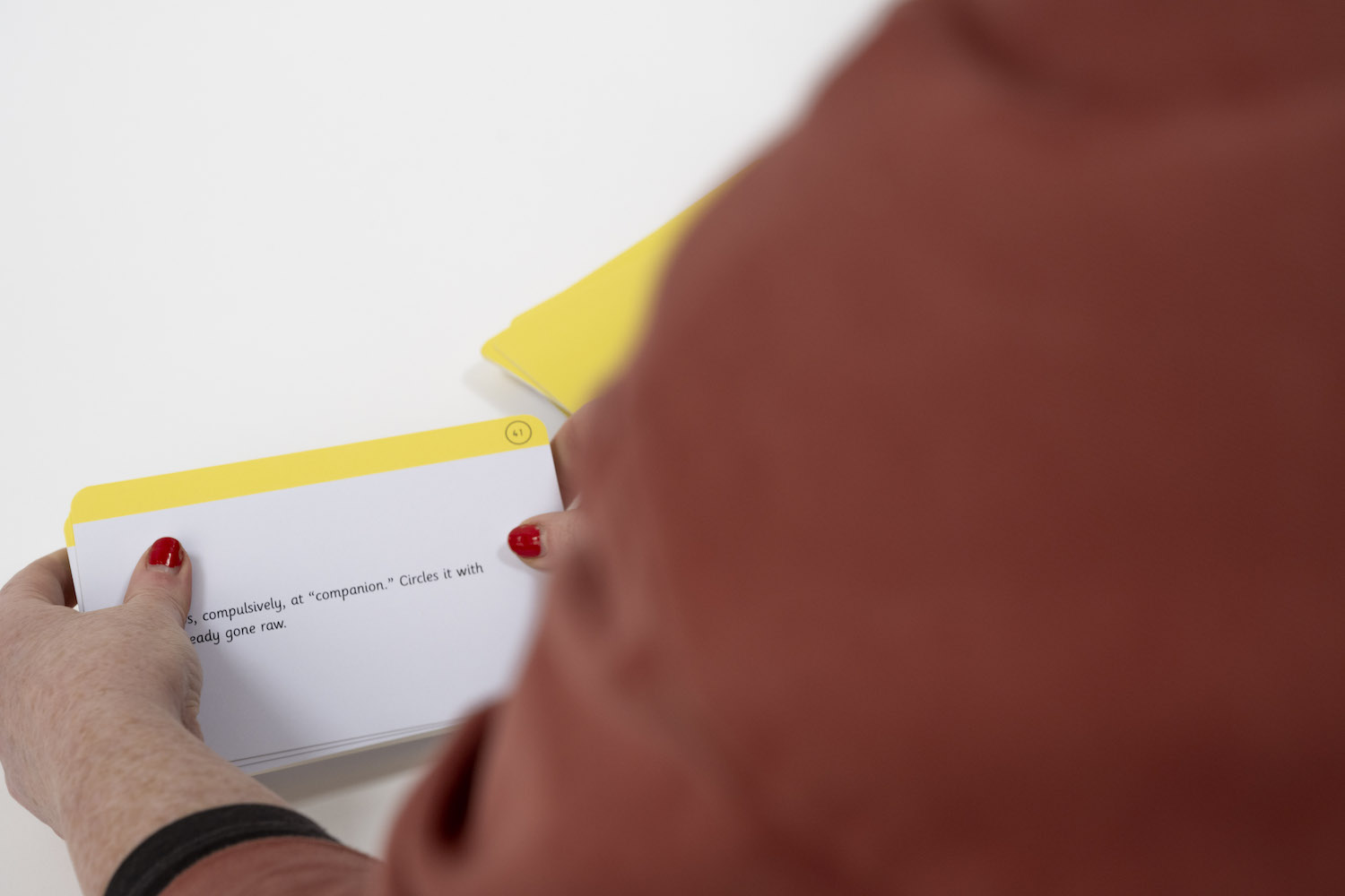 Sarah Hayden, as if [...] wearing anklesocks, 2024. Photo: Ben Malcolmson