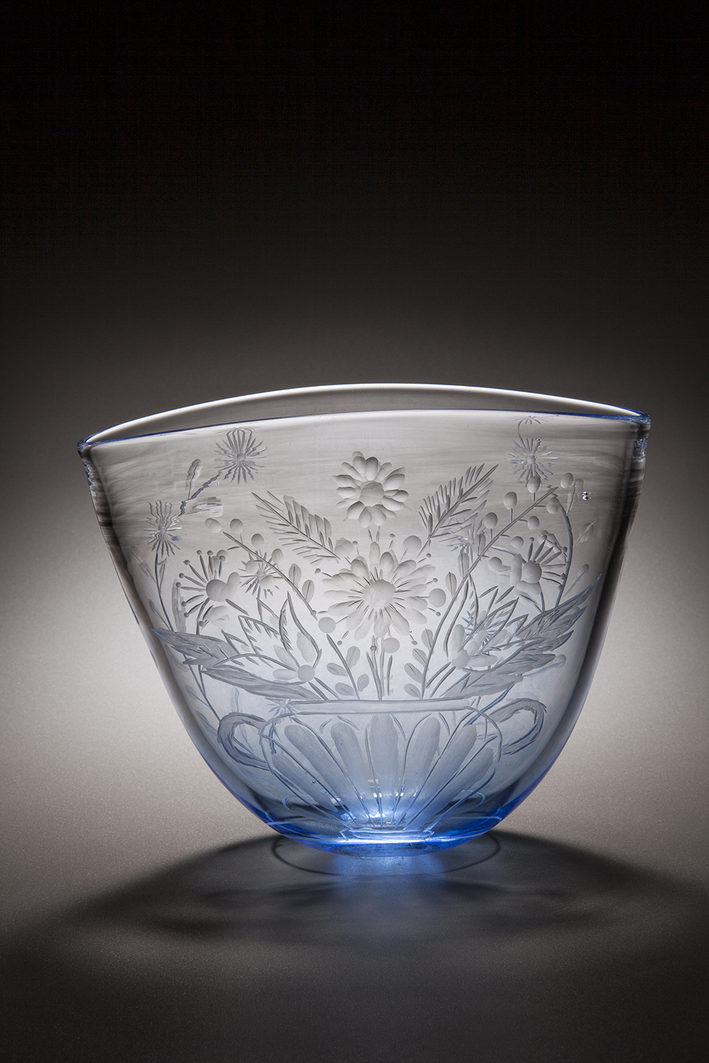 Cappy Thompson, 'Still Life', 2025, Wheel engraved blown glass, 5 1/2 x 7 1/4 x 3 1/2 in.