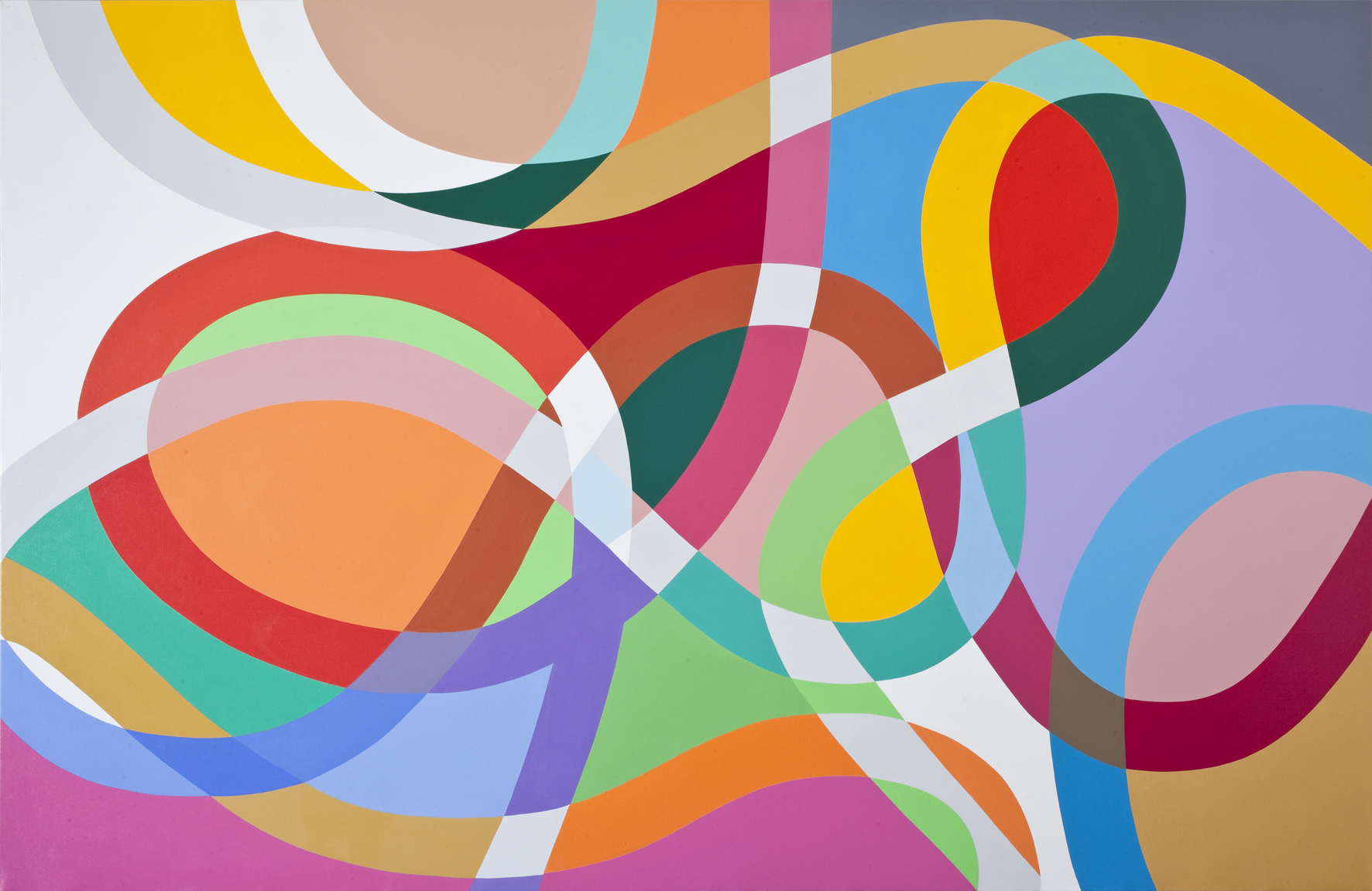 Untitled, 2009. Acrylic on canvas, 190 x 290 cm.