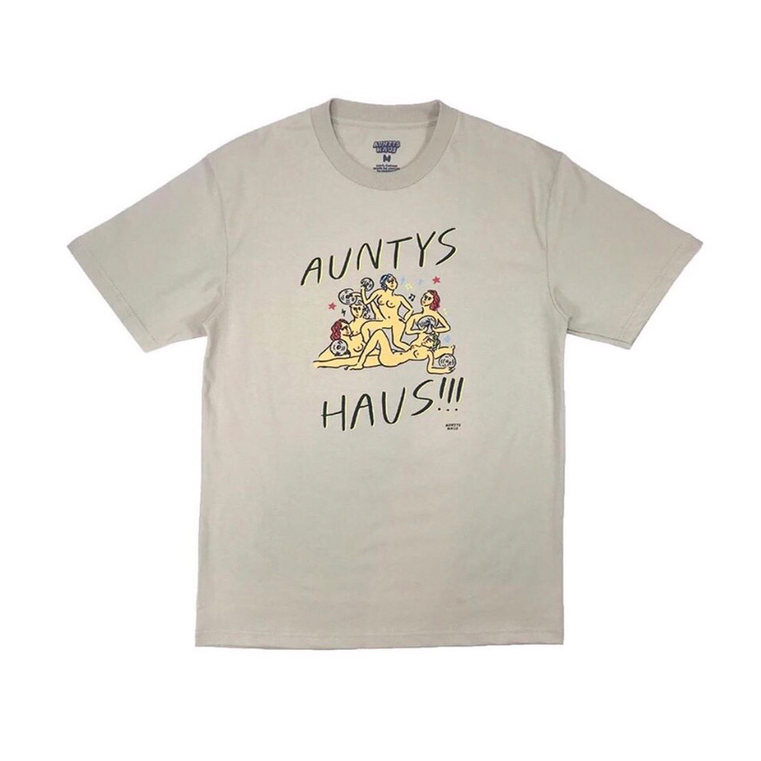 HBX on X: Introducing: Auntys Haus is an up and coming streetwear and  apparel brand from Bangkok that produces pieces with simple but fun  graphics. Their collection 'Tina's Day Off' is now