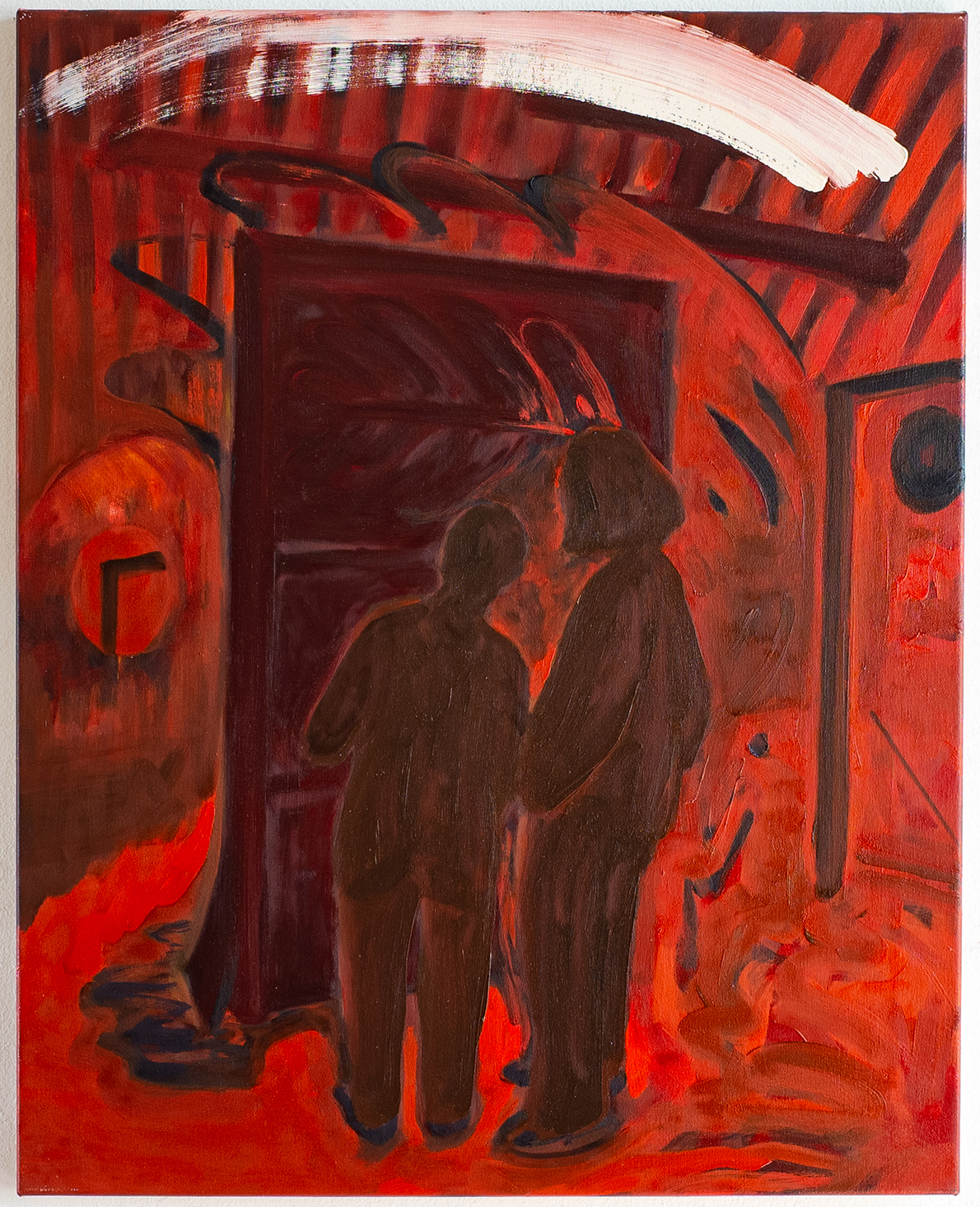 “Attic”, 2023, oil on canvas, 70x56cm
