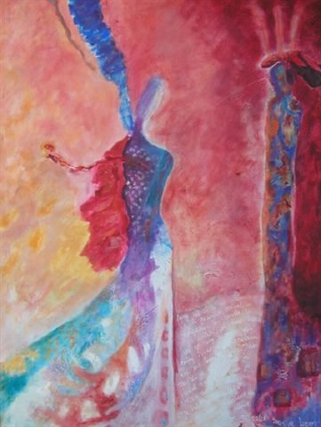 Ontmoeting Werk op doek Dit werk is verkocht.