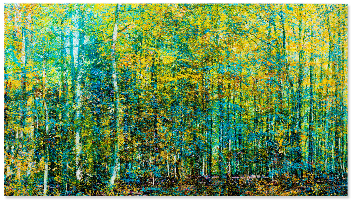 "Dreams that you dream", jaune et vert, 120x65,5cm, 2021