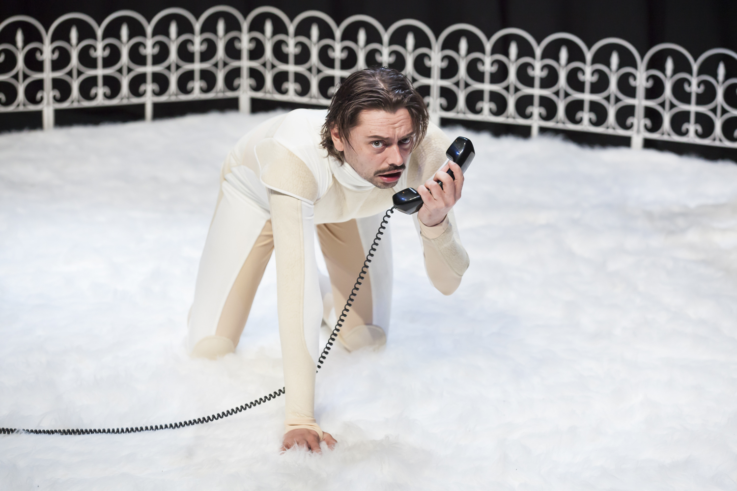 Press portrait for Stefano Keizers, Dutch comedian, for his theatre show Sorry Baby