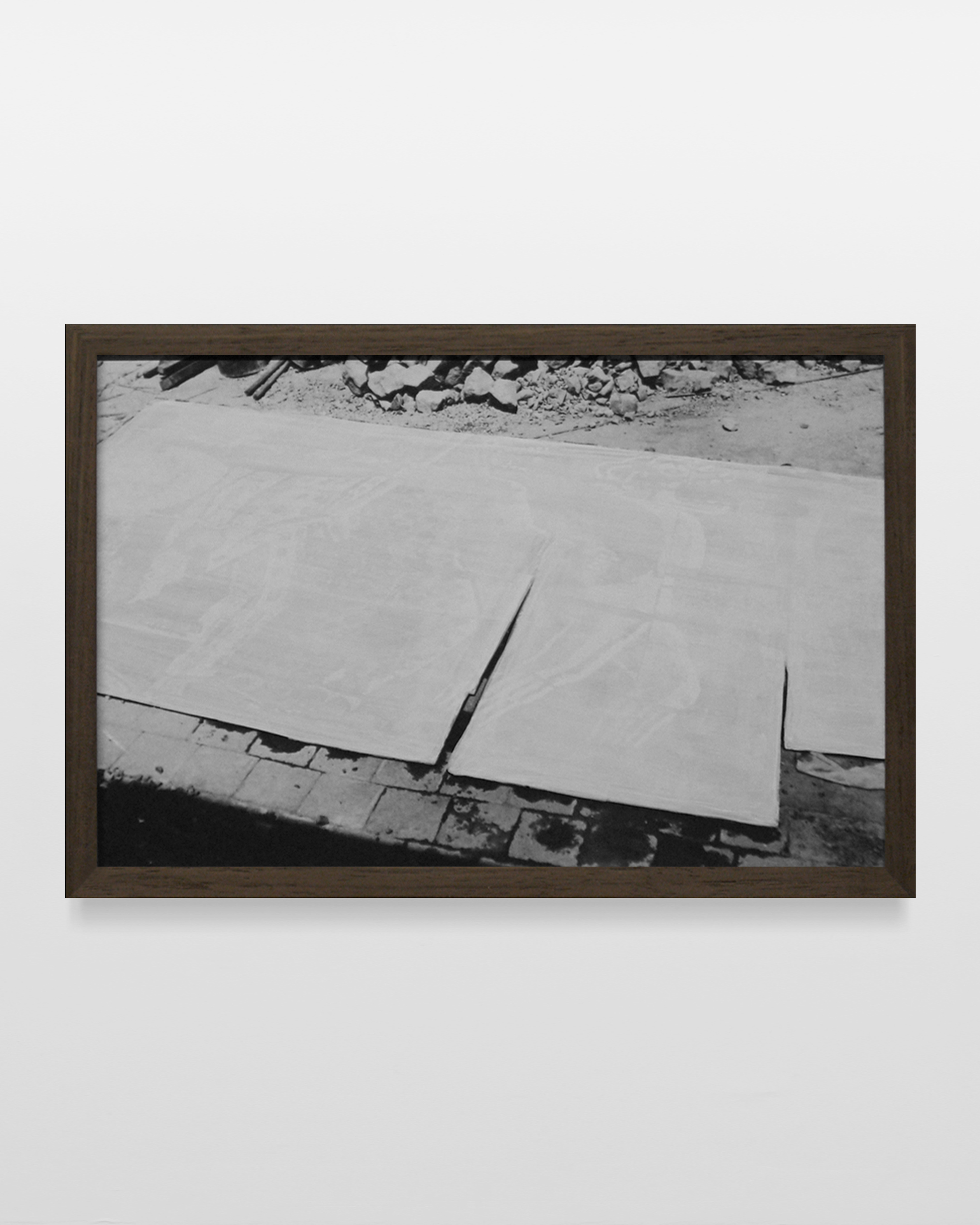 Ausencia plástica (02), 2018. Acrylic and inkjet on cotton paper Photo Rag Ultra Smooth 305 gsm. 20 x 30 cm.