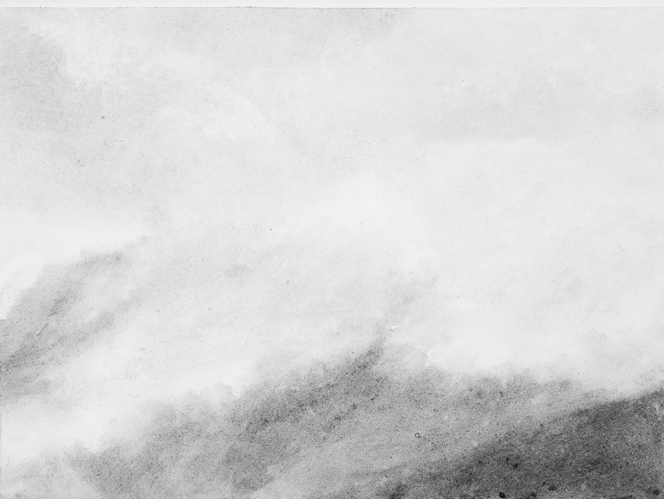 Brume, pluie (II)gouache sur papier28 x 38 cm, 2024