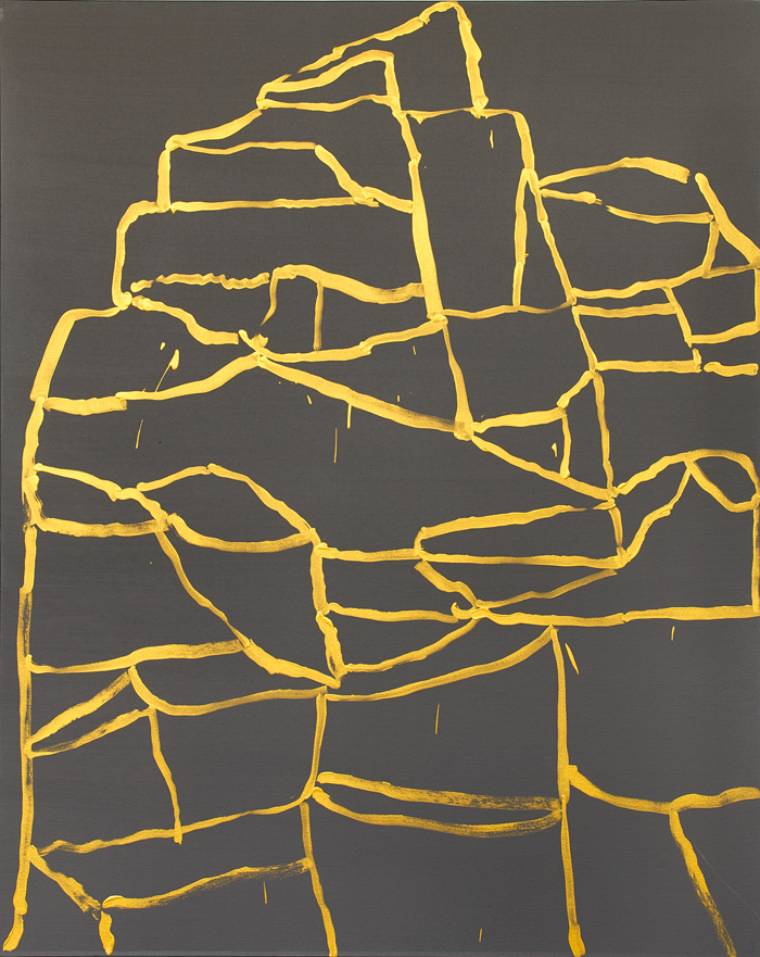 Mount Analogue #5, 2018, acrylic on canvas, 60 x 48 in