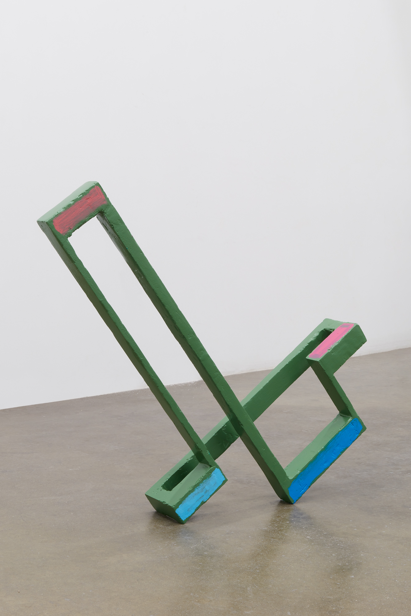 Utterance 13, 2019Mild steel, stucco, polyurethane, enamel paint25 &sup1;&frasl;₂" x 36 &sup1;&frasl;₄" x 5 &sup1;&frasl;₄"