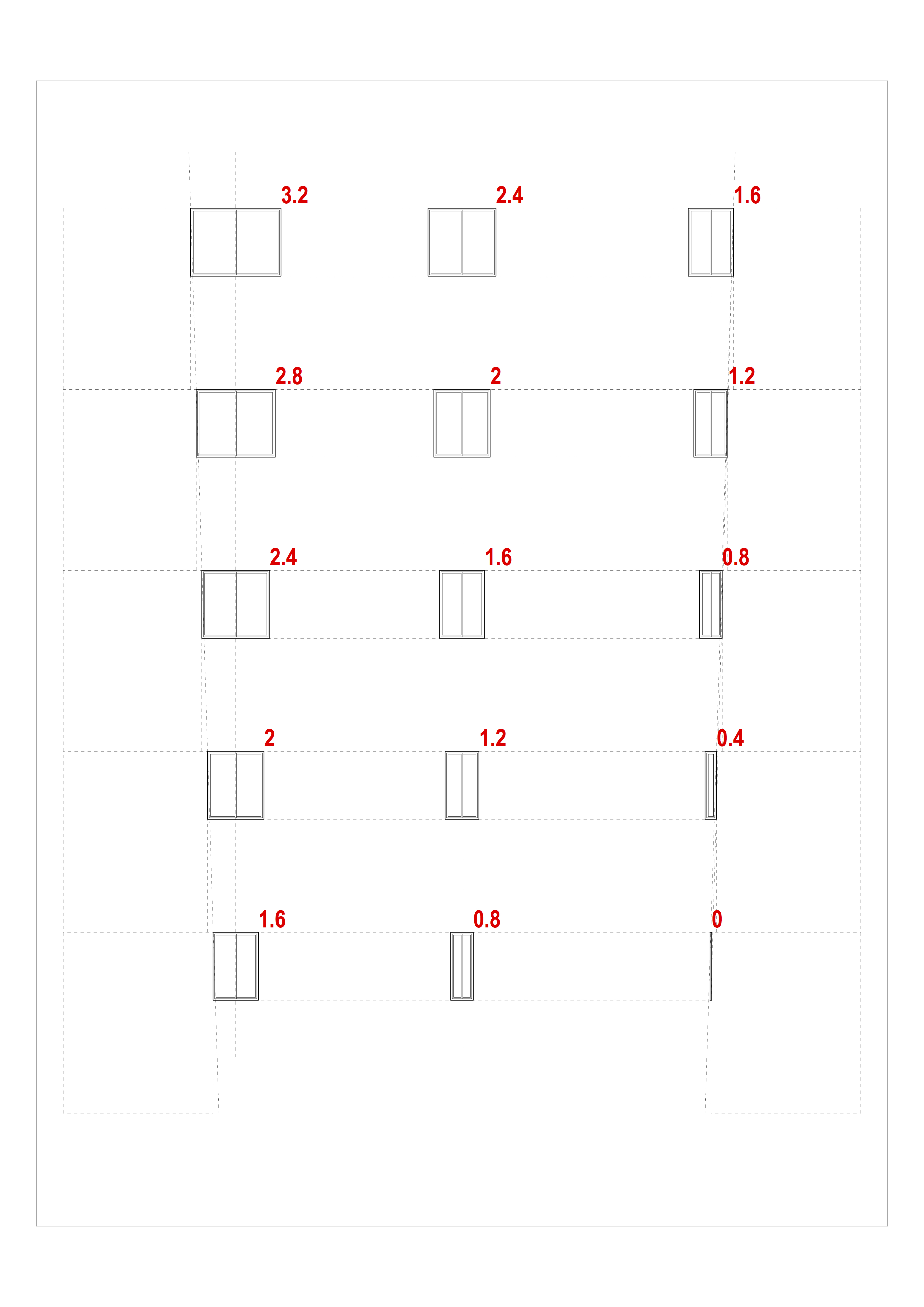'arquitectura, front elevation', giclee print on paper, 20x30cm