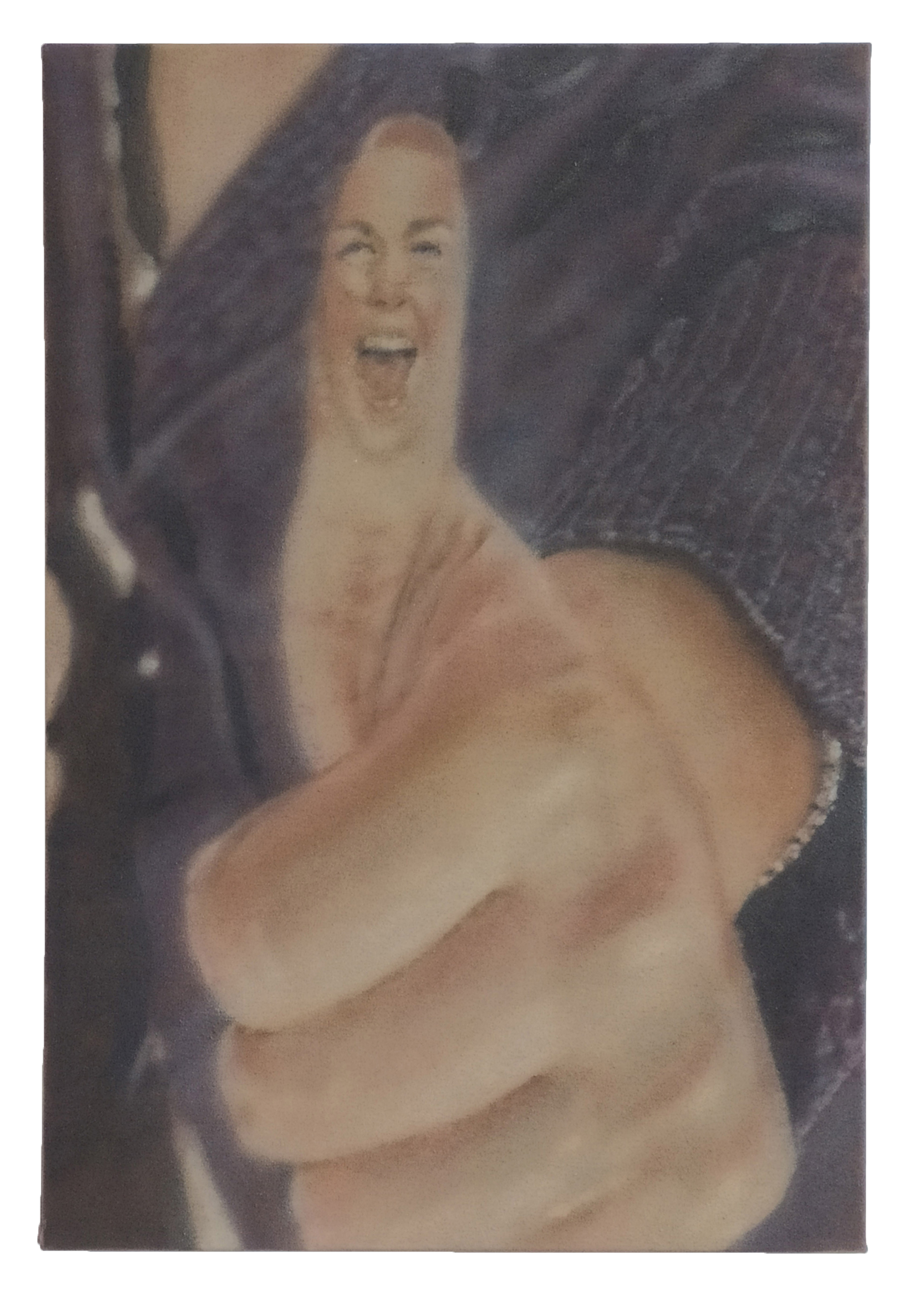 sore thumb, 2022, acrylic on canvas, 73 x 50 x 2,5 cm