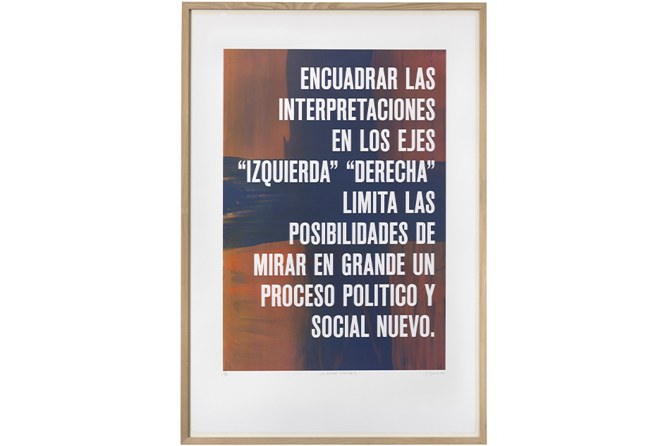 Camilo YañezEl retorno del miedo, 20148 large format silkscreen prints116 x 47 cm (each) (detail) 