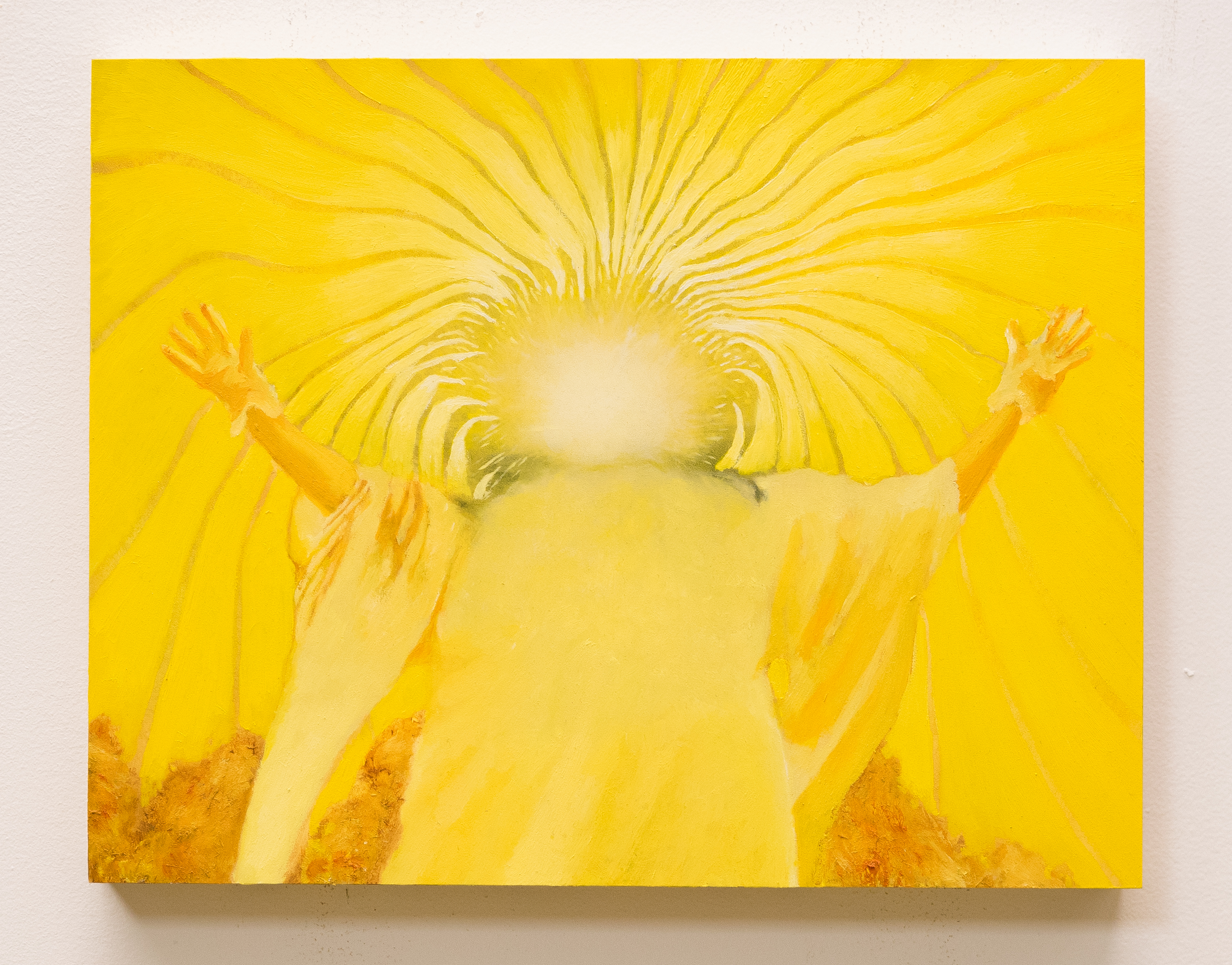 "The Sun Reaches Farther Than You Know", Oil on Wood Panel, 11 x 14"