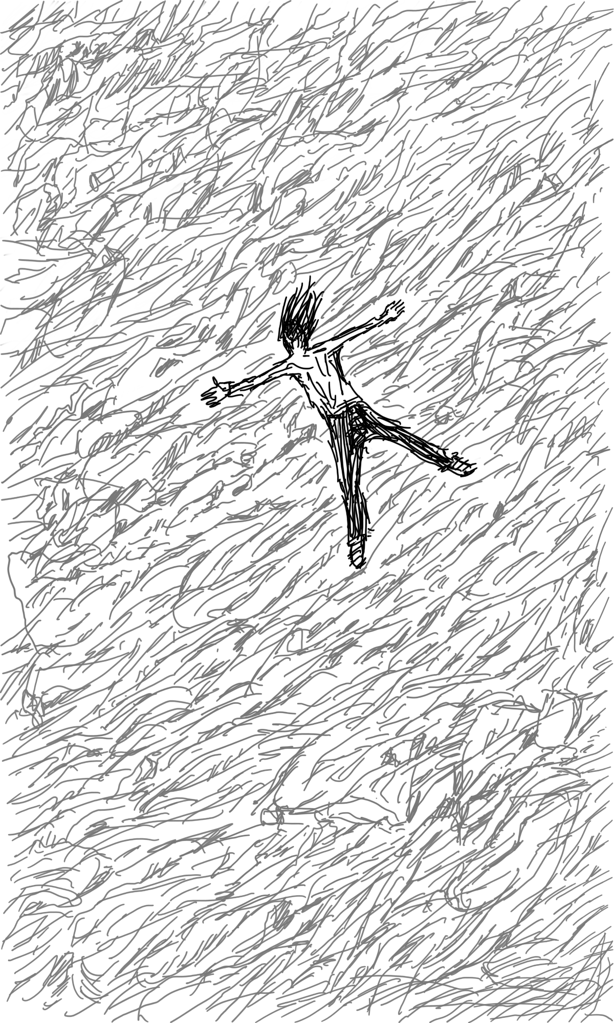 낙하/비행_Falling/flying2_digital drawing_2020