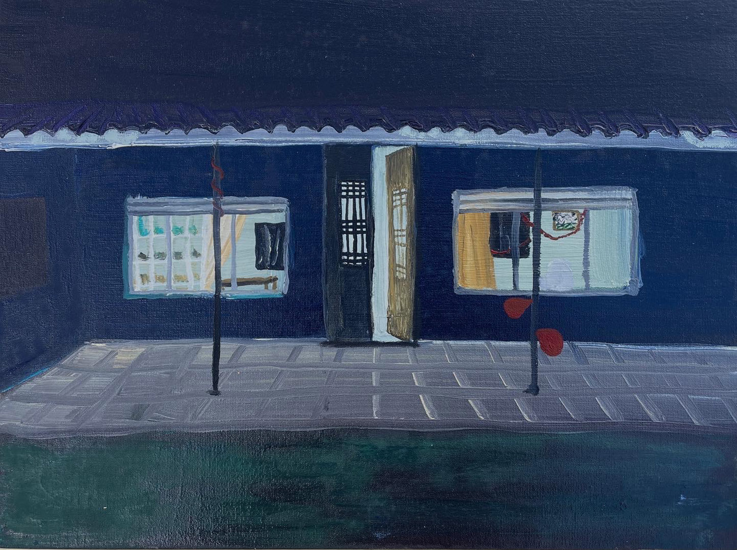 Gorchs, óleo sobre lienzo, 30 x 40 cm, 2022. Colección Fran Galán