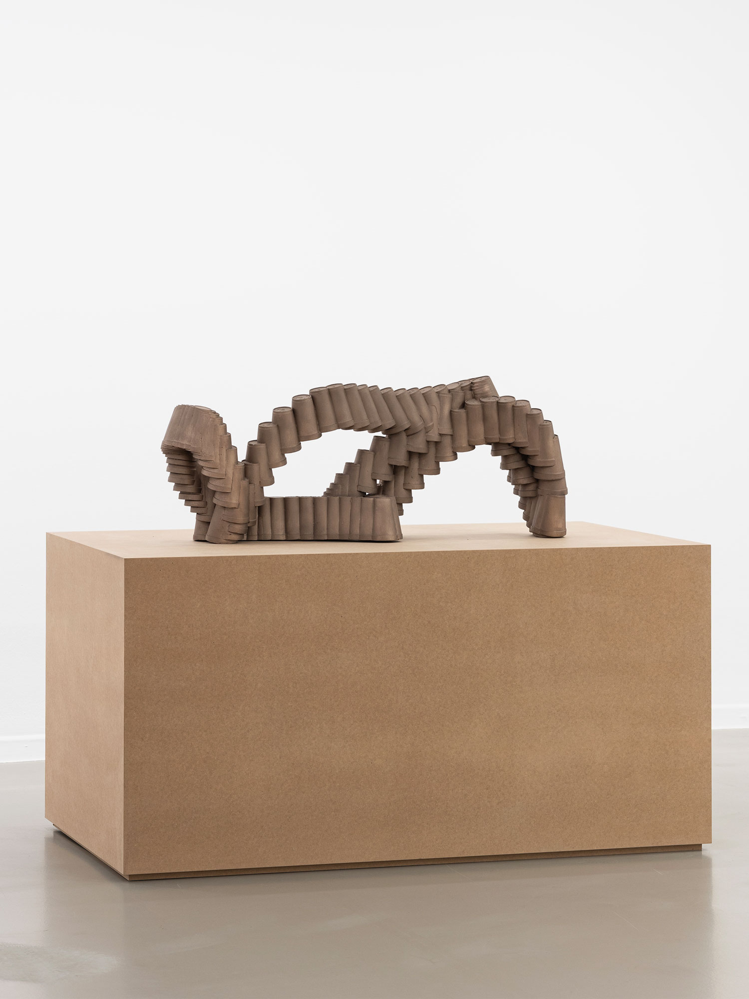 Untitled (Tracking Astray) #2, 2023Bronze115 x 30 x 45 cm.Photo: La Casa Encendida / Galerna , 2023