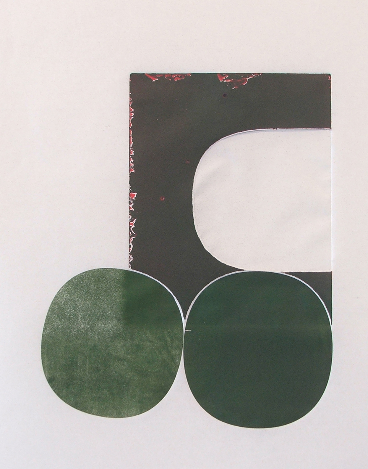 Untitled, 2006, Monotype on Atsukushi paper, 27 X 38 cm