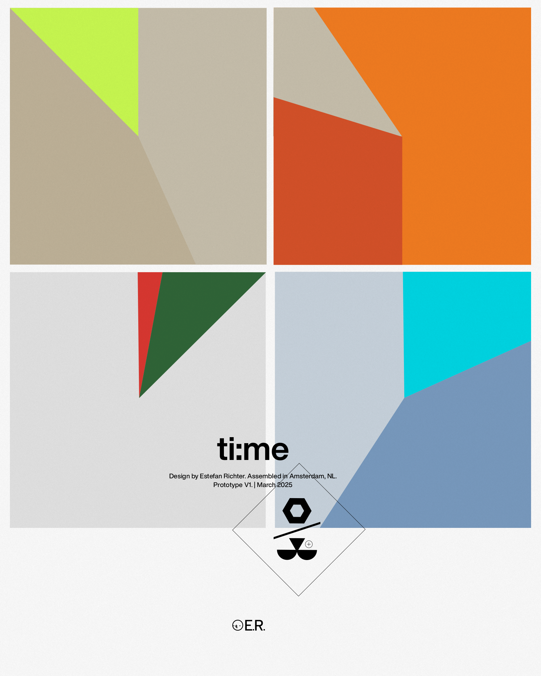 ti:me clock. color study. ✶2026
