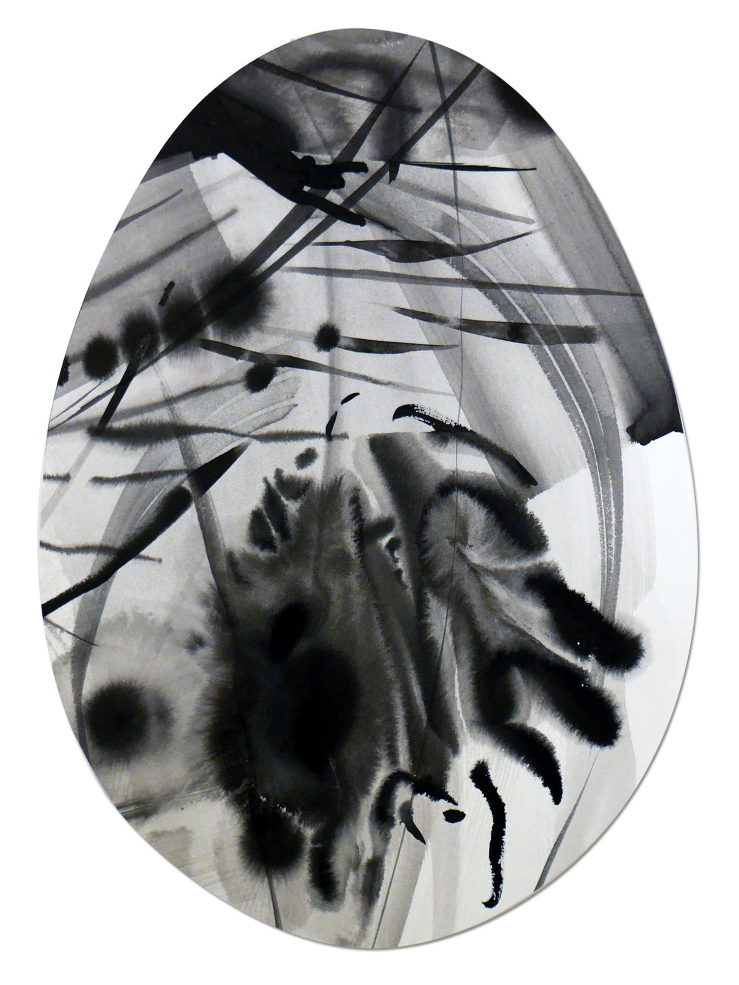  Enter 2  Sumi ink on paper, 9" x 12.75