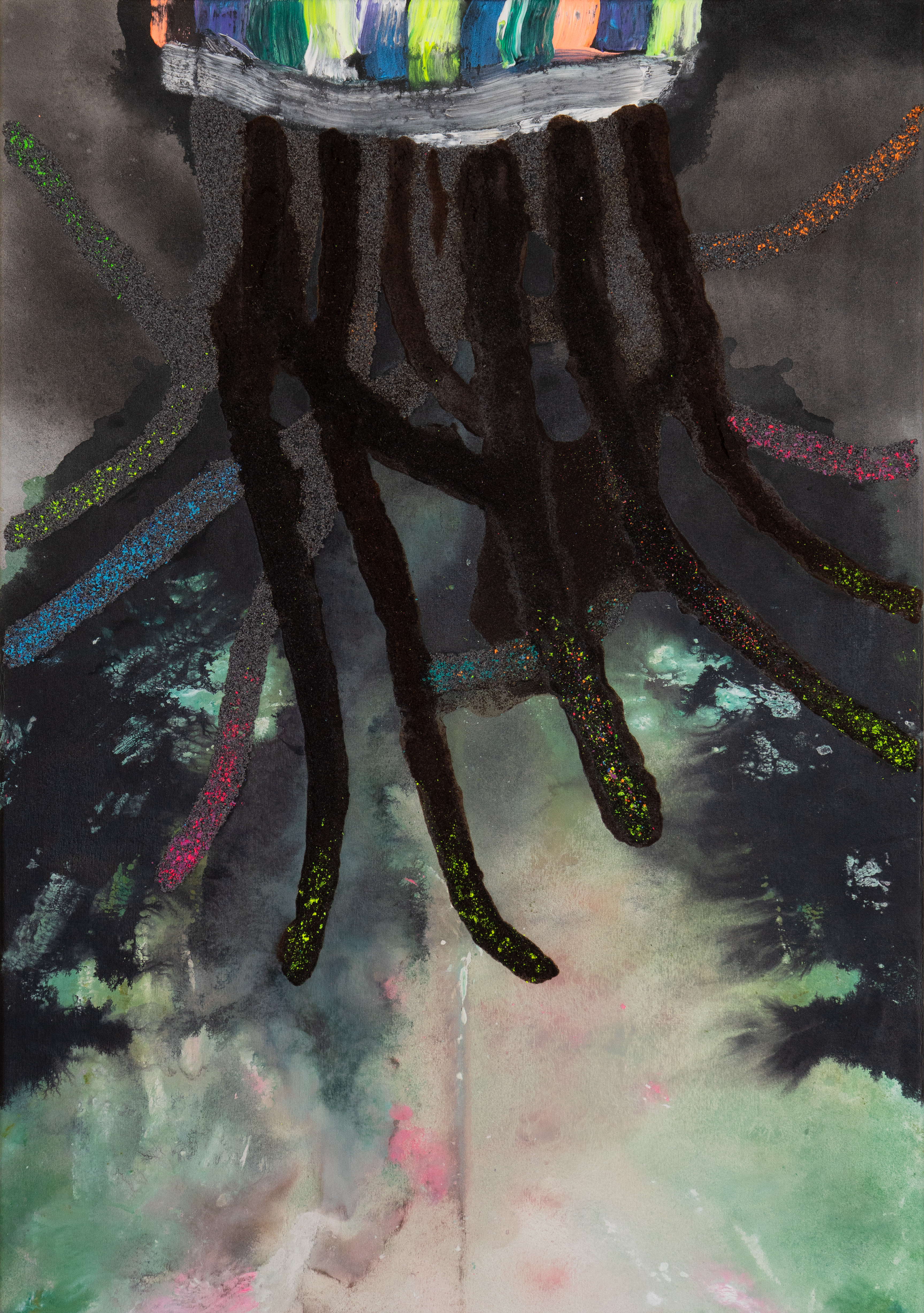 King Balthazar / 100 × 70 cm / acrylic and combined technique on canvas