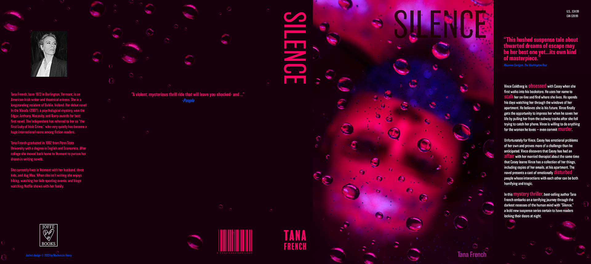 Silence Book Jacket Layout