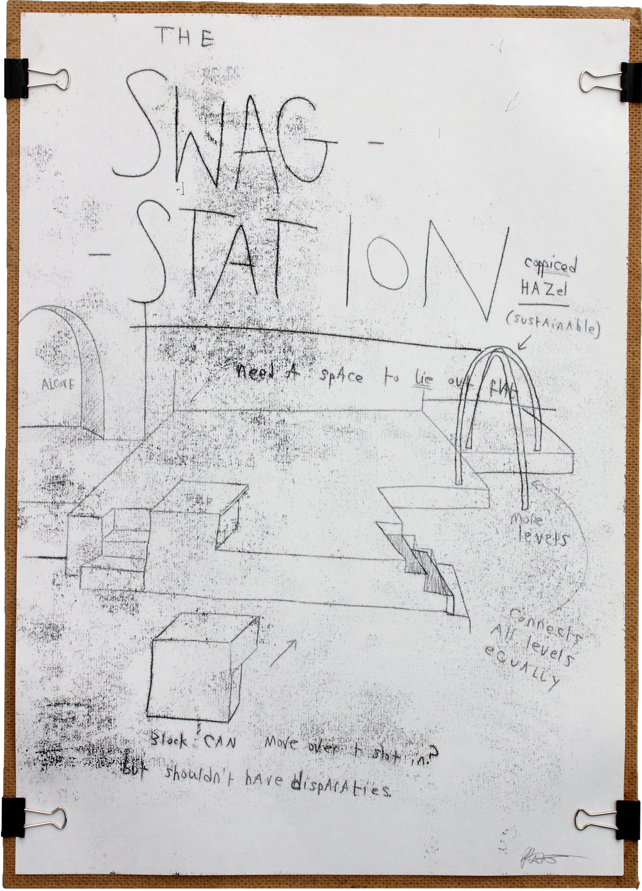 The Swag Station2013Monoprint on paper