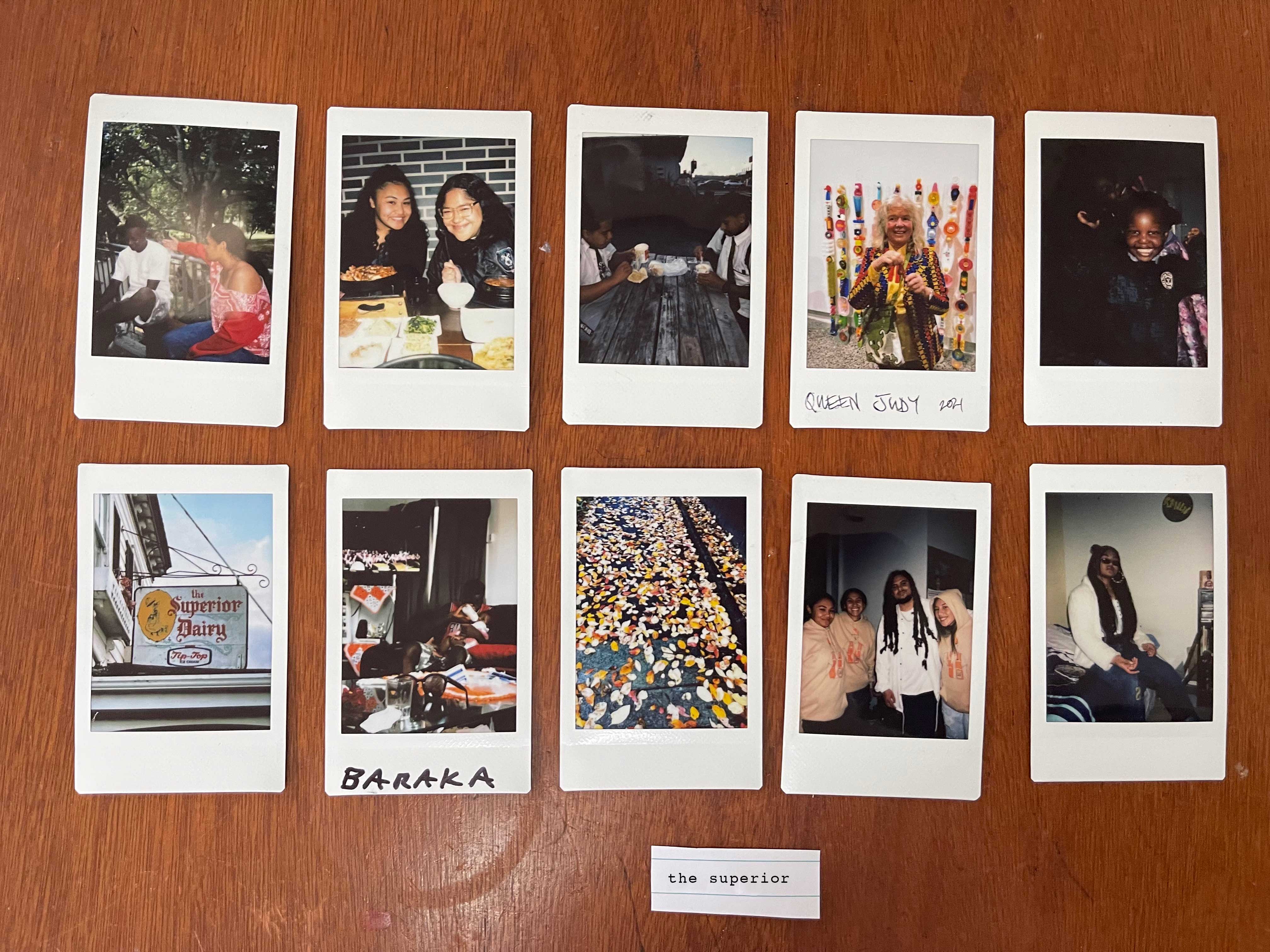 the Superior, set of 10 instax polaroids, 2017-21