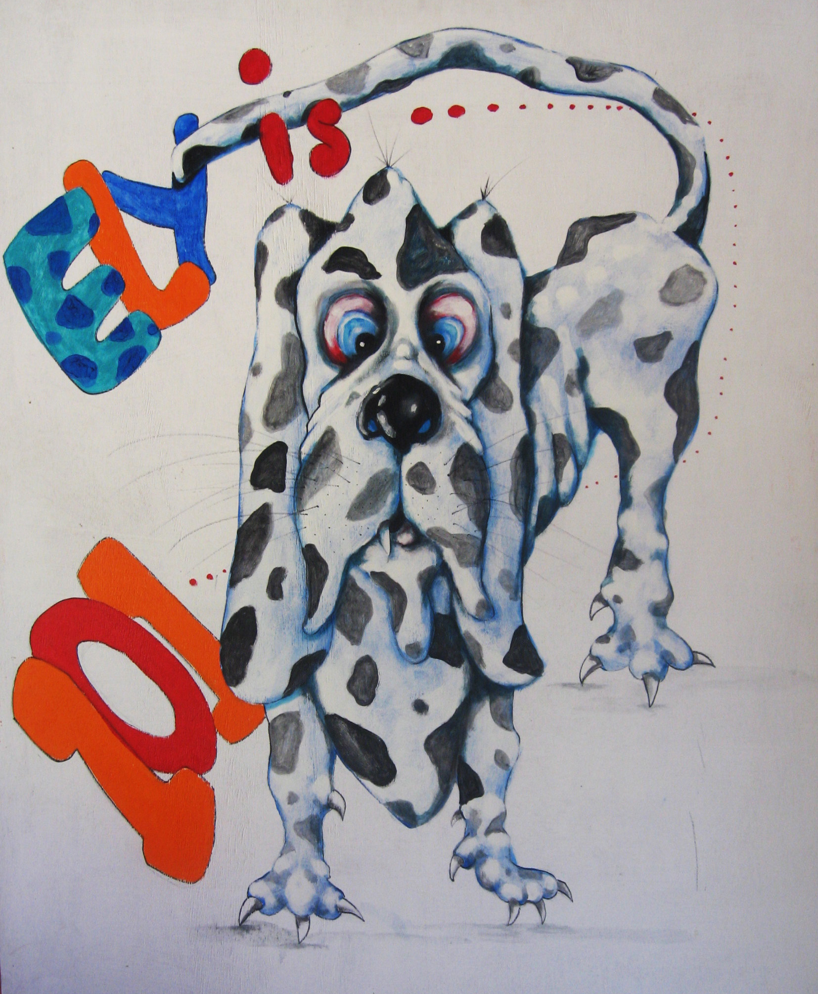  Acrylic on panel – 34” x 36” 