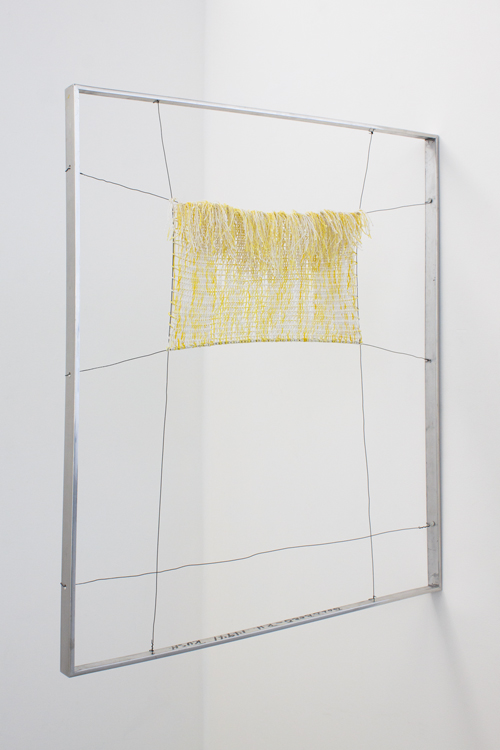 The Sun and the Lamb, 2012 / found metal and twine / 34.5 in x 30 in