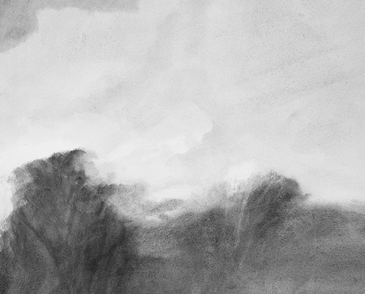 Utsugidake (II)gouache on paper mounted on canvas33 x 41 cm, 2019