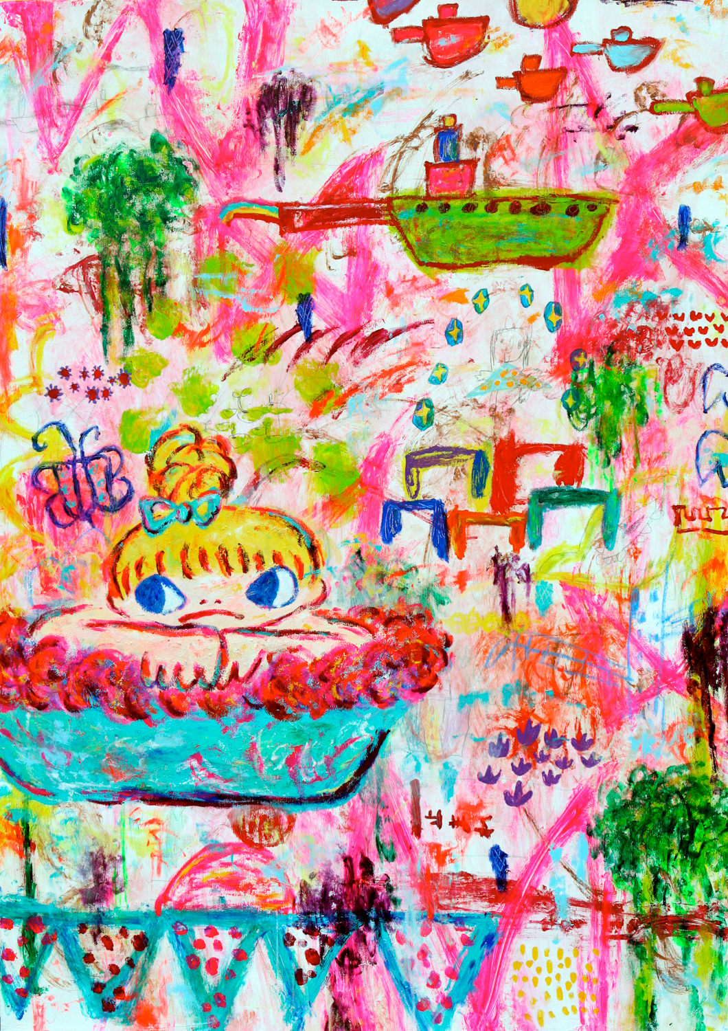 Acrylic on Canvas, 140×100cm