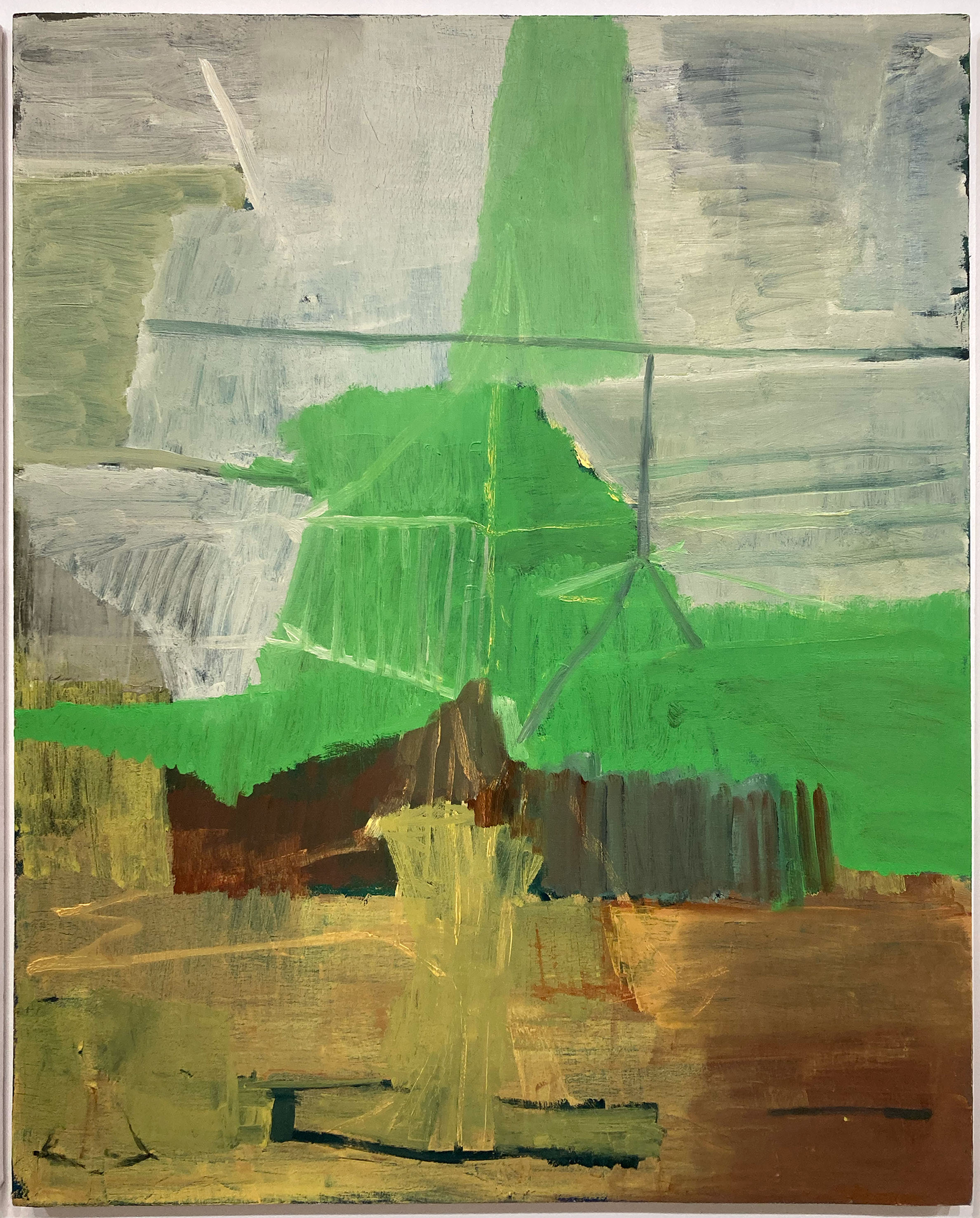 close green. oil on canvas 40"x32".