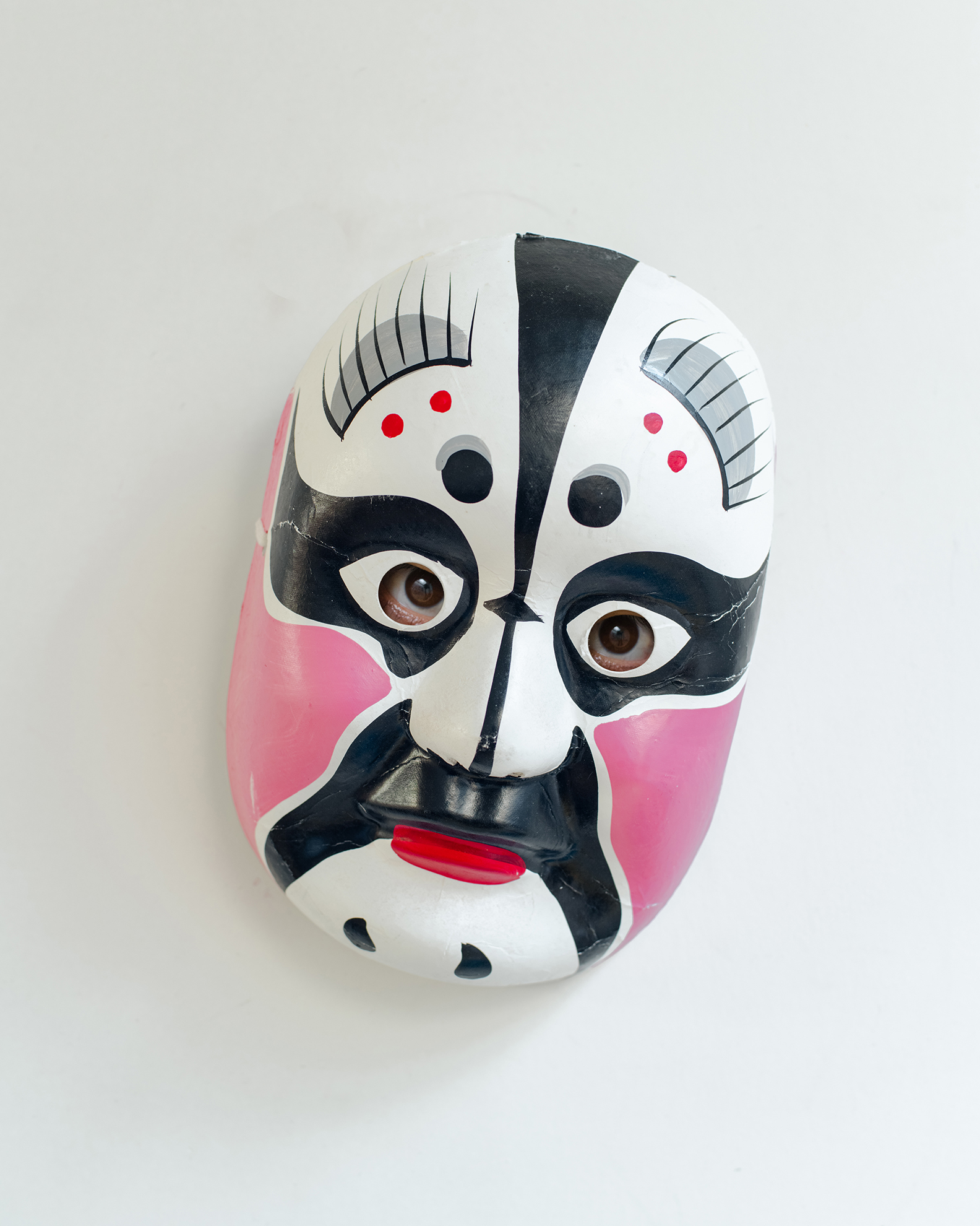 Self-portrait with facial makeup