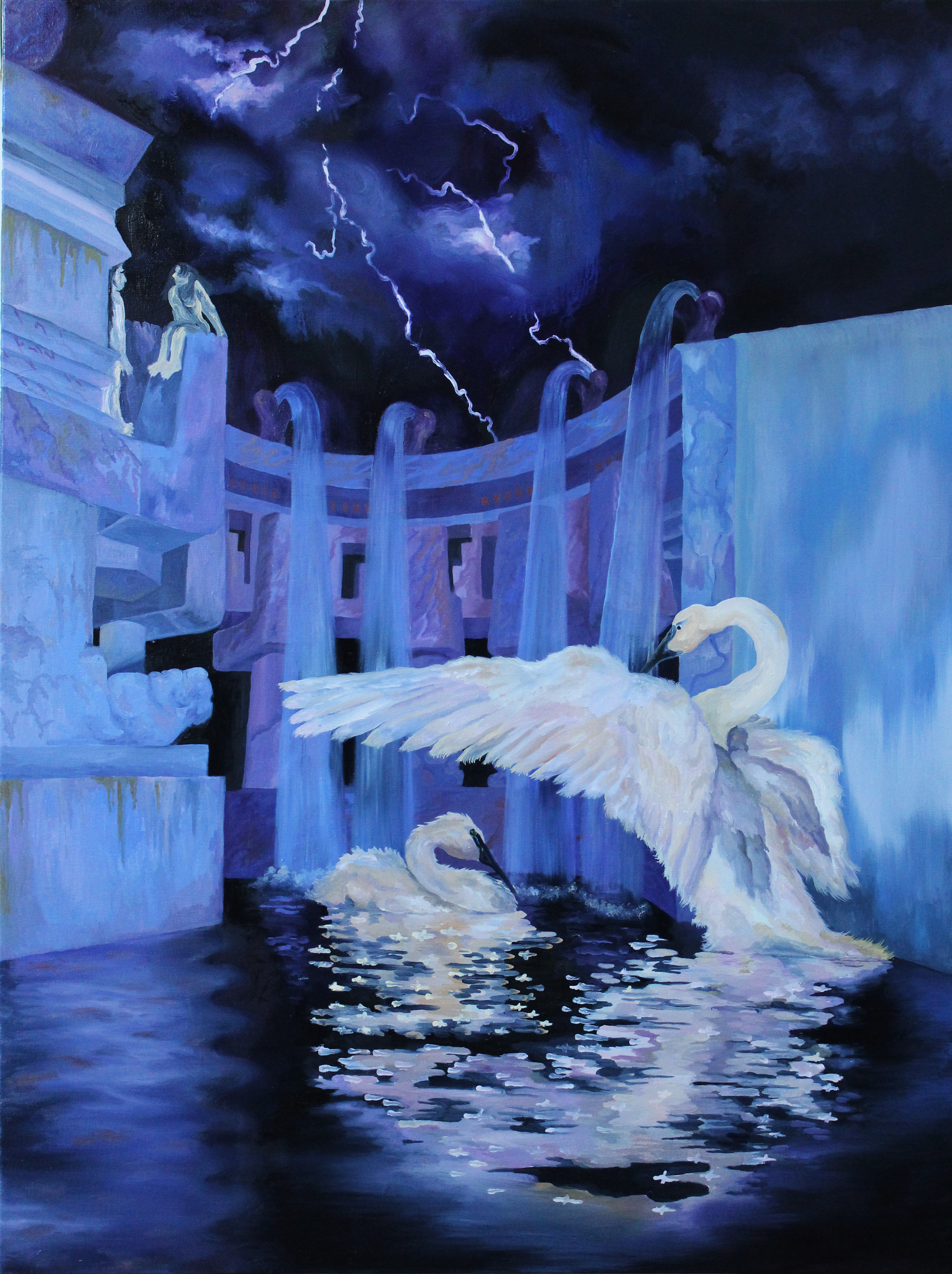 Lollipops of Insomnia, oil on canvas, 42x60