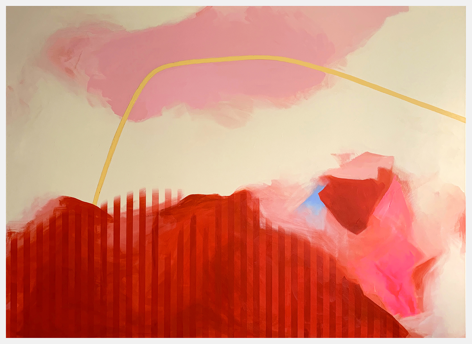 Untitled 576, 2021, Acrylic on canvas, 160x220cm