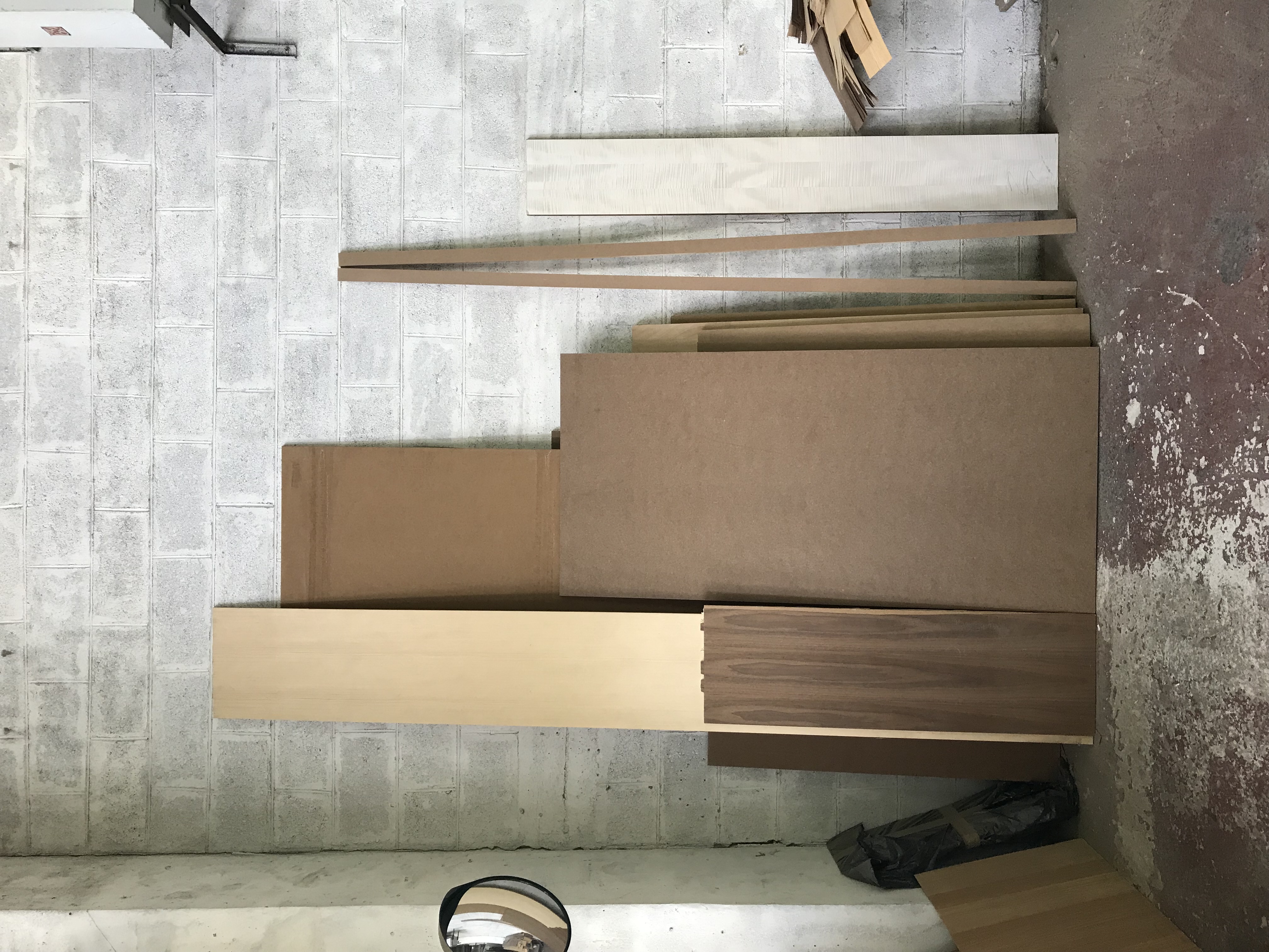 Ensuite on choisit le support du placage